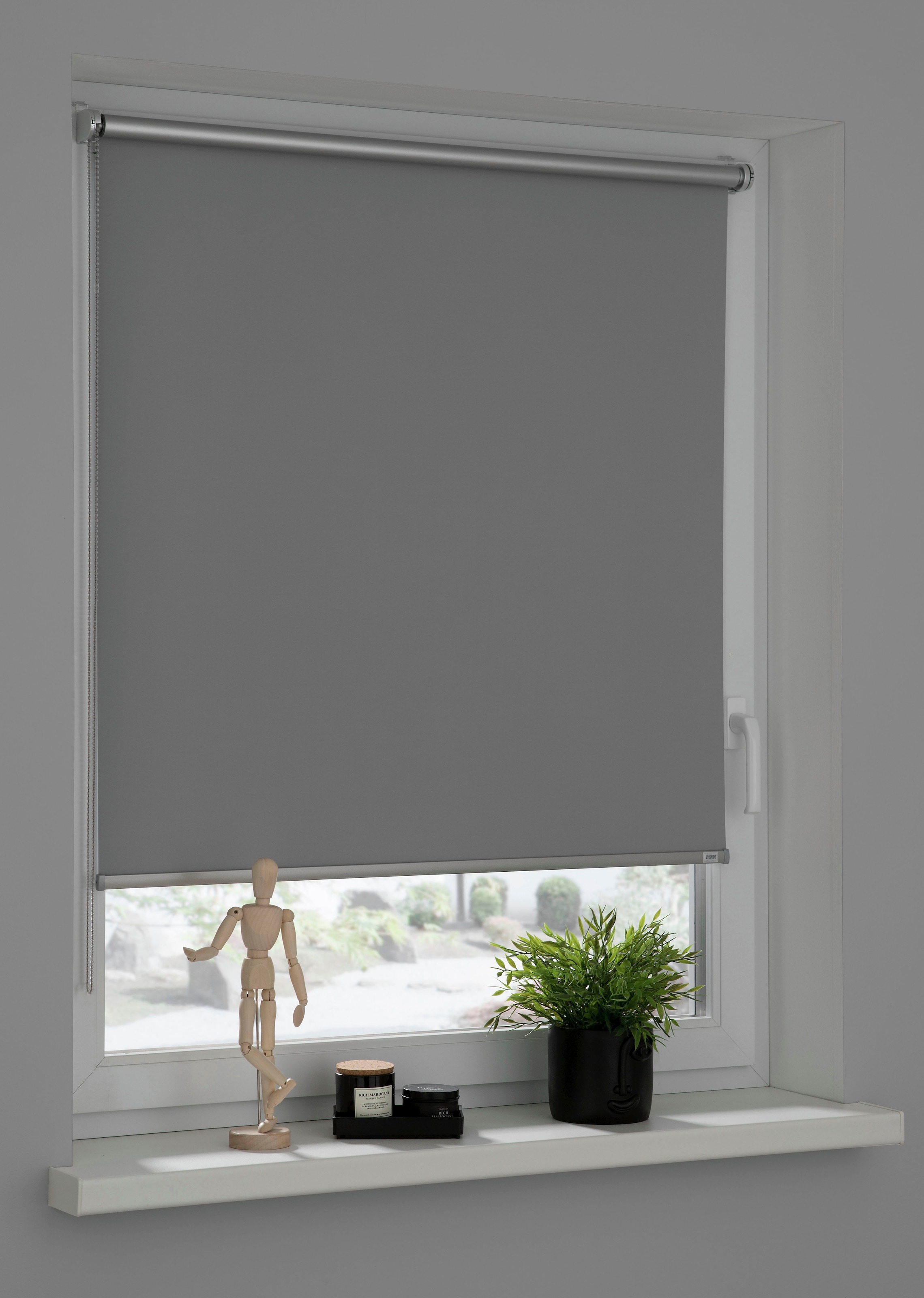 SCHÖNER WOHNEN-Kollektion Seitenzugrollo »Thermorollo Martha« verdunkelnd Sichtschutz | Verdunkelung | Wärmedämmung | energiesparend ohne Bohren freihängend Schöner Wohnen Rollo, geklebt