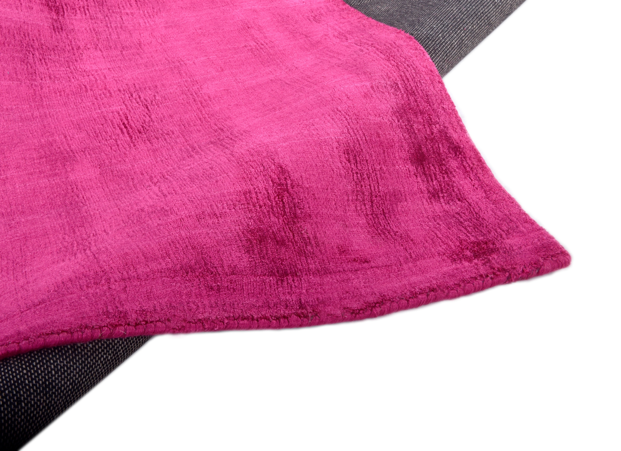 TOM TAILOR HOME Teppich »Shine uni« rechteckig 8 mm Höhe Handweb Teppich, 100% Viskose, handgewebt, mit elegantem Schimmer