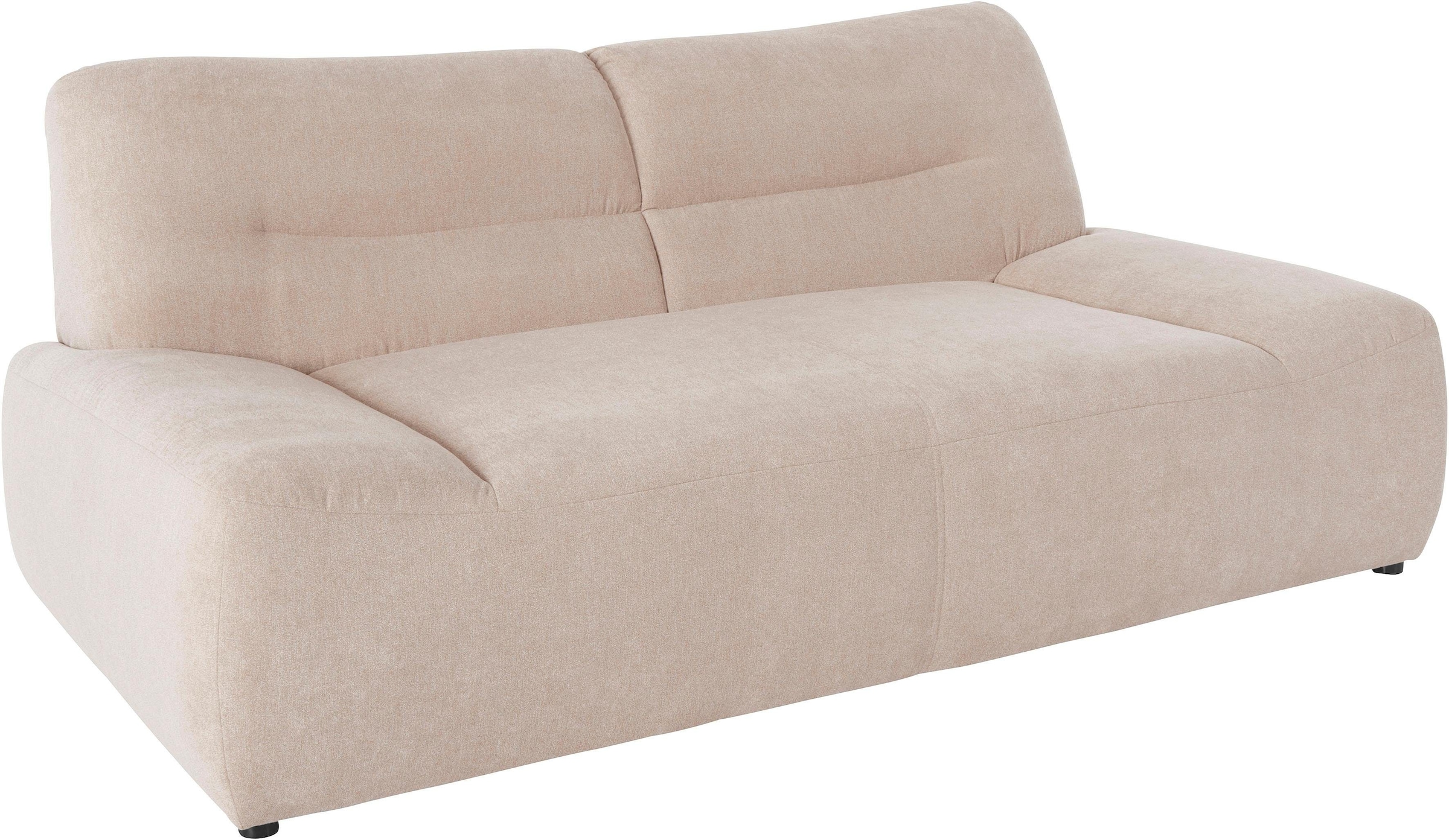 DOMO collection 2-Sitzer »Cesena modernes Sofa mit flachen Armlehnen, komfortabel«, fester Sitzkomfort, frei im Raum stellbar