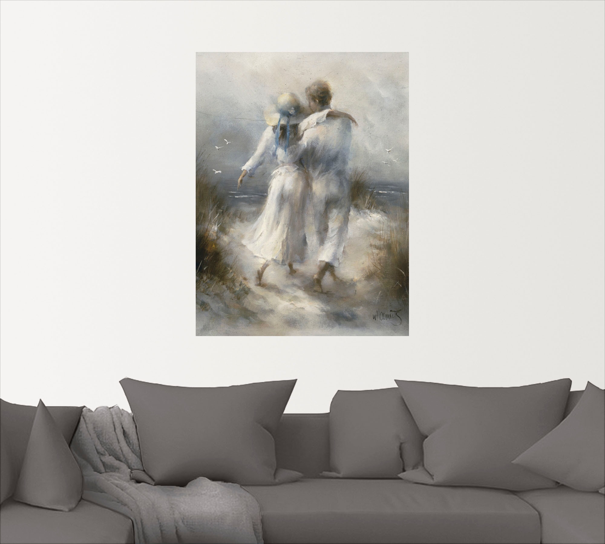 Artland Wandbild »Romantik«, Paar, (1 St.), als Leinwandbild, Poster, Wandaufkleber in verschied. Größen