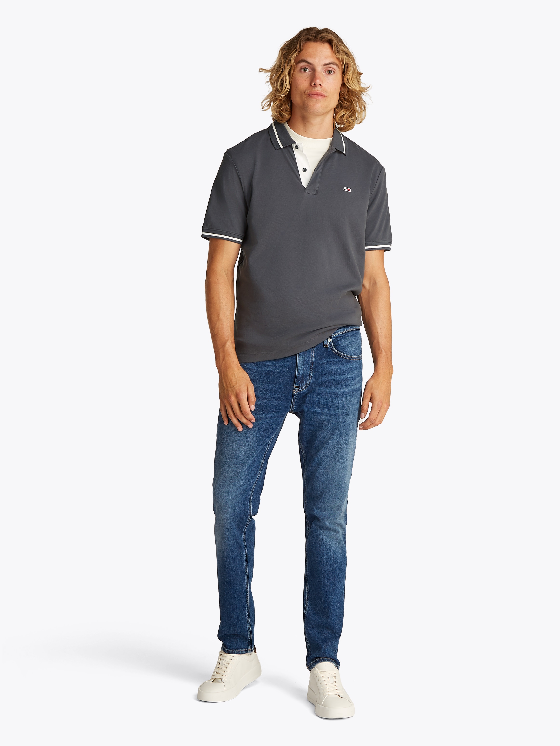 Tommy Jeans Poloshirt »TJM REG TIPPED POLO«, mit Streifendetails
