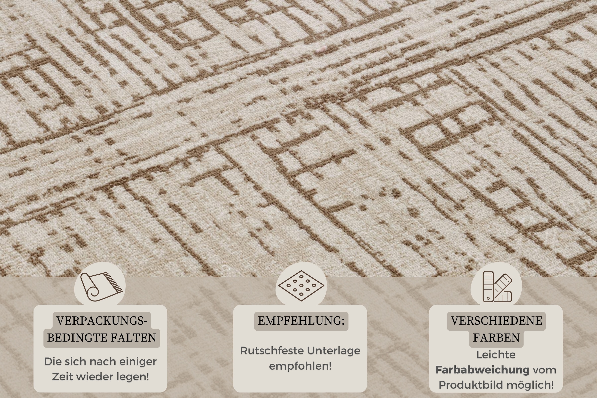 HANSE Home Teppich »Sole«, rechteckig, 8 mm Höhe, Kurzflor, Läufer, Vintage, Wohnzimmer, Schlafzimmer, Esszimmer, Flur