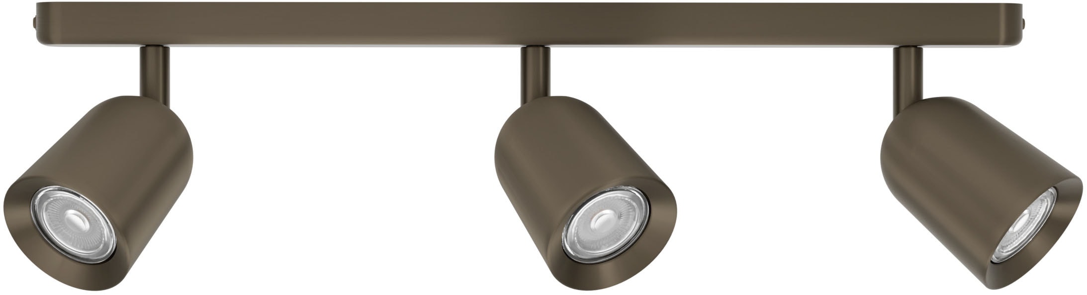 EGLO Deckenspot »CAMALDOLI Spotlampe - Stahl - GU10 - 3X10W - IP20« GU10 1 Stk. Wandleuchte, Wandspot, schwenkbar, Strahler, L52 x B4,5 x H11,5 cm