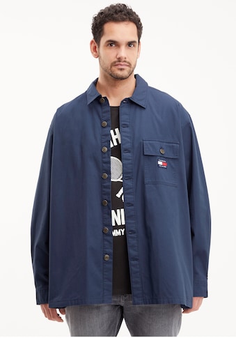 Tommy Jeans Plus Langarmhemd »TJM PLUS CLASSIC SOLID OVERSHIRT« kaufen