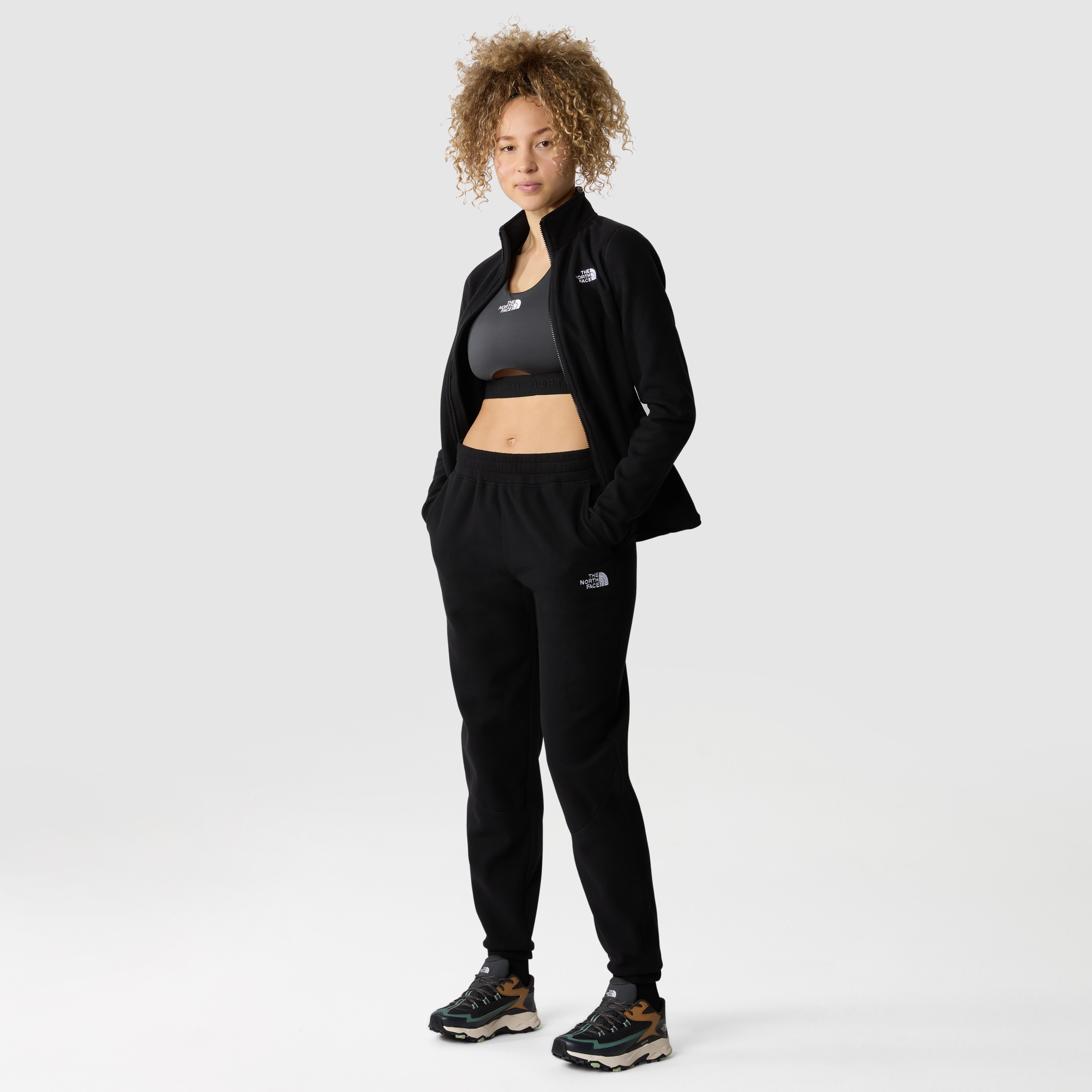 The North Face Fleecejacke »W 100 GLACIER FZ - EU«, (1 St.), mit Logostickerei