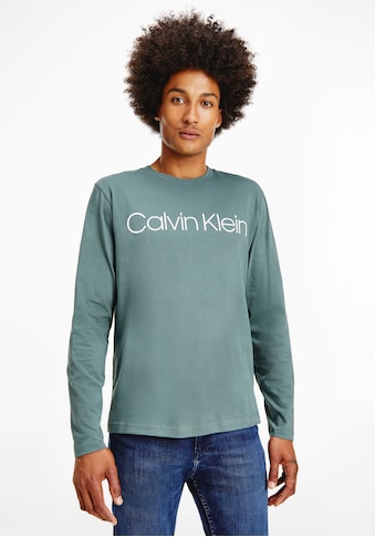 Calvin Klein Langarmshirt »COTTON LOGO LONG SLEEVE T-SHIRT«, Auffälliger Markenprint... kaufen