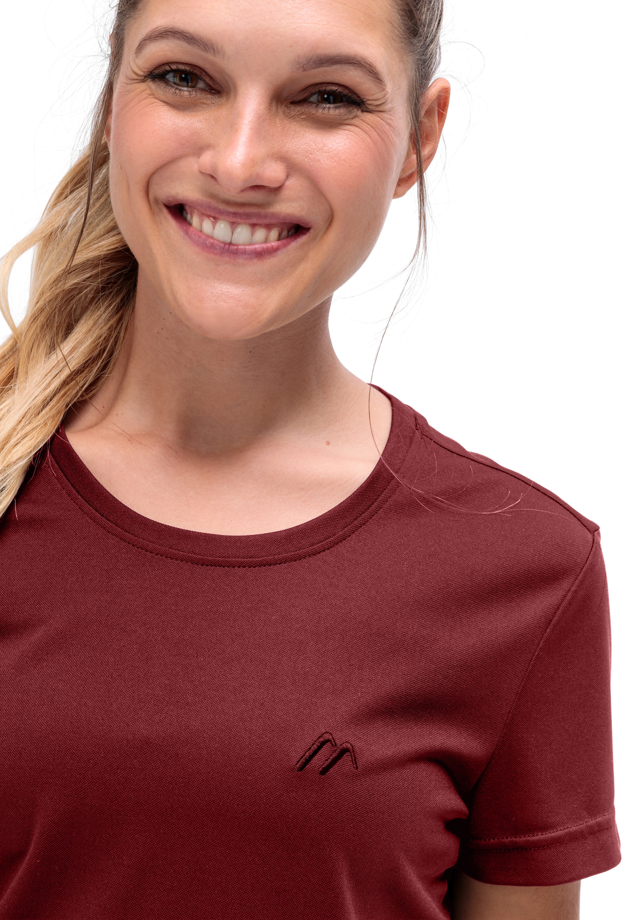 Maier Sports T-Shirt »Da-Shirt 1/2 Arm Waltraud H/S« für sportliche Aktivitäten, sportlicher Stil