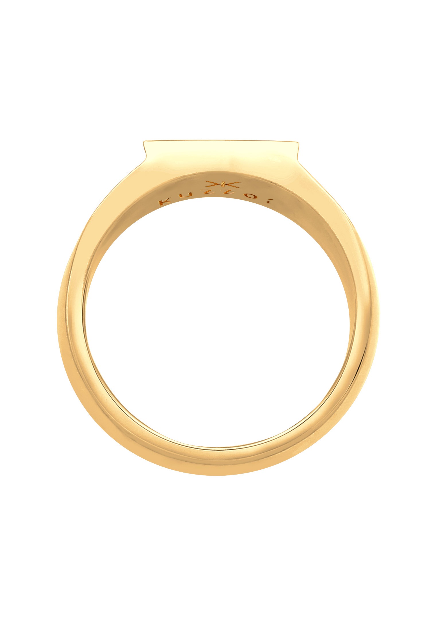 Kuzzoi Siegelring »Ring Herren Siegelring Rechteckig Klassik 925 Silber«