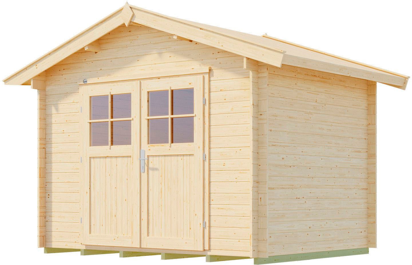 Weka Gartenhaus »Premium28 natur« in beige