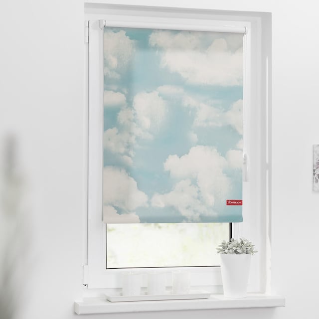 LICHTBLICK ORIGINAL Seitenzugrollo »Klemmfix Motiv Wolken«, Lichtschutz, ohne  Bohren, freihängend, bedruckt bestellen im OTTO Online Shop