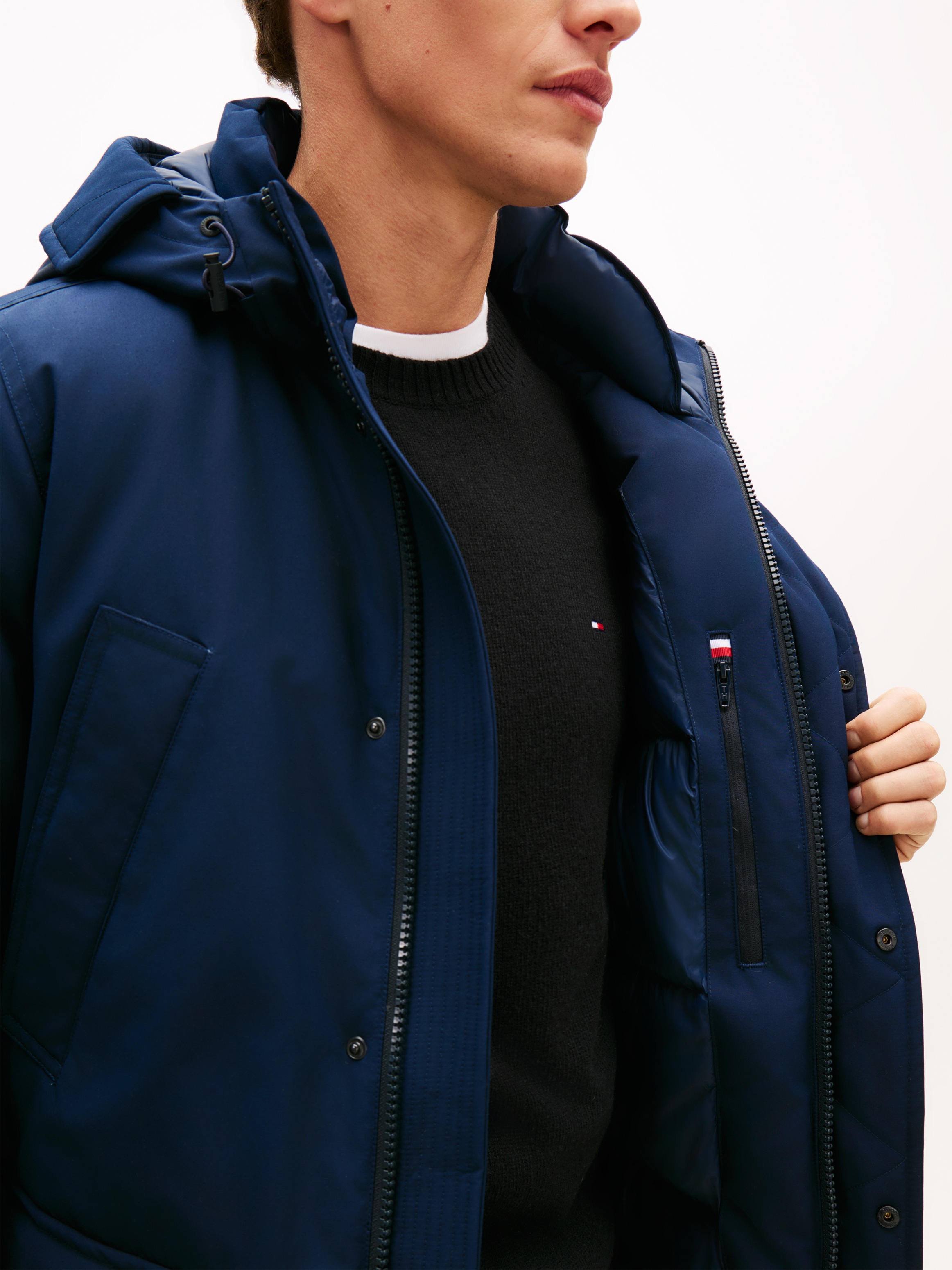 Tommy Hilfiger Parka »ROCKIE DOWN PARKA« mit Kapuze mit Daunenfüllung, regular fit