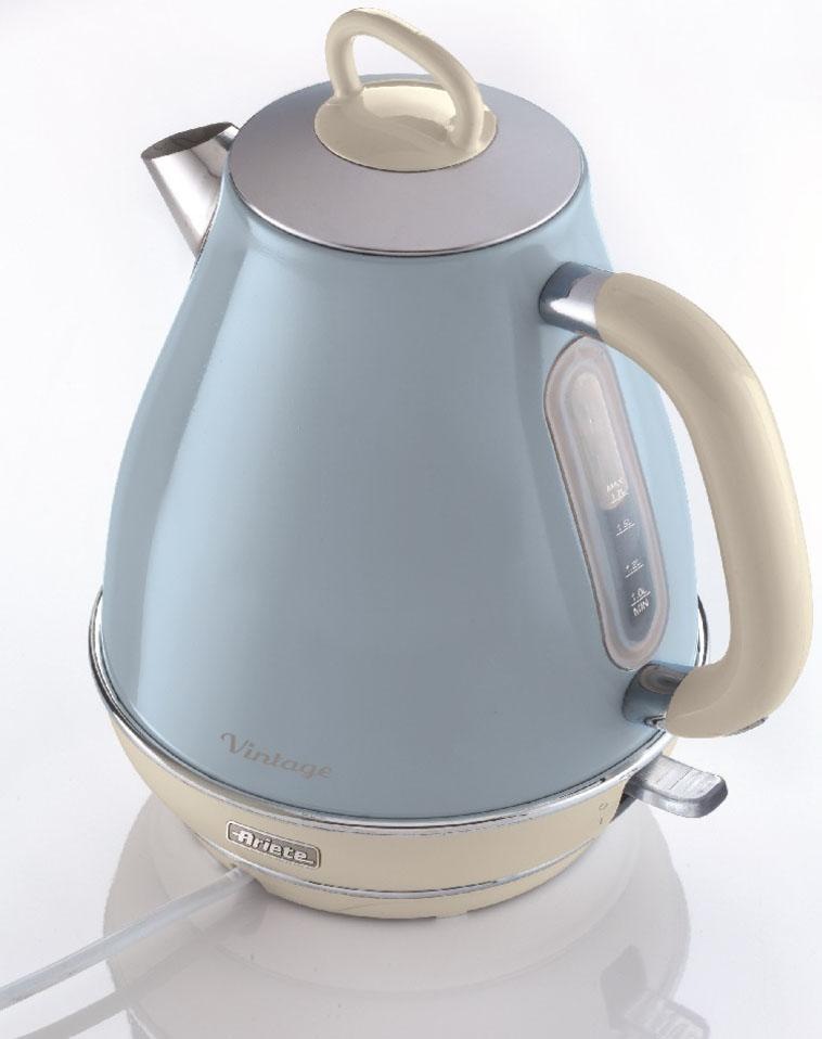 Ariete Wasserkocher »Vintage 2869 blau«, 1,7 l, 2200 W