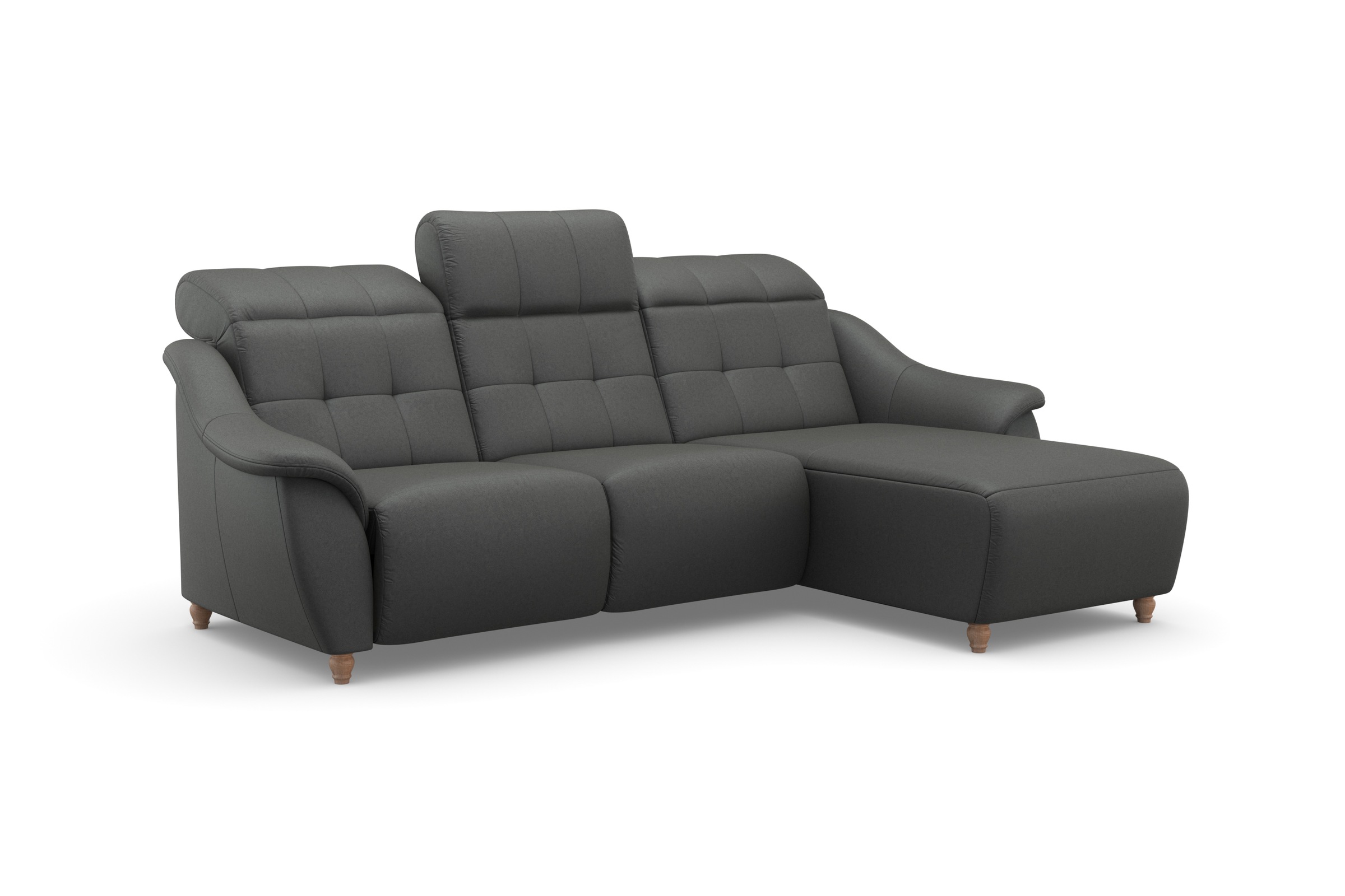 Home affaire Ecksofa »Boston L-Form« Kopfteilverstellung an jeder Sitzfläche, wahlweise Relaxfunktion