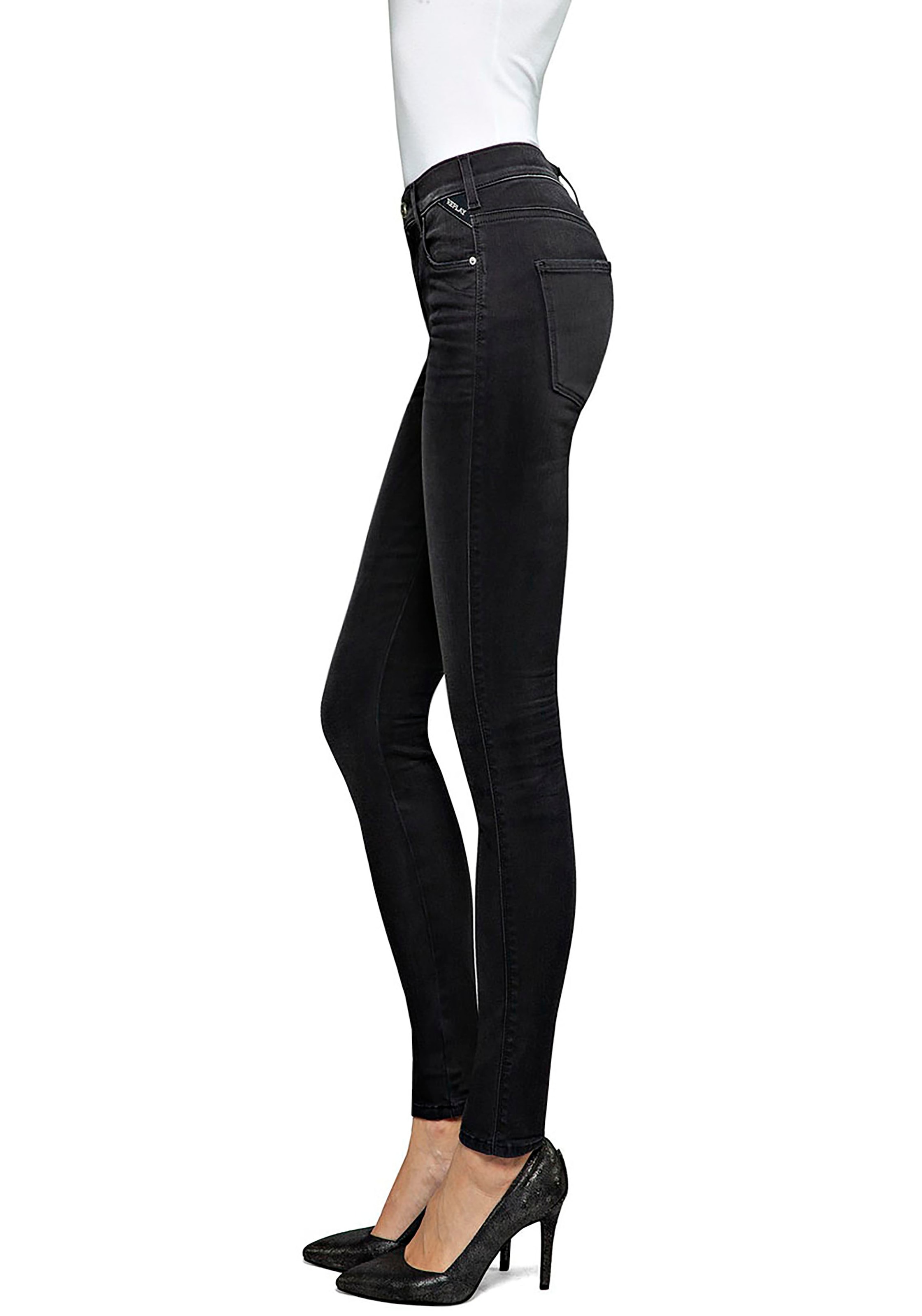 Replay Skinny-fit-Jeans »Luzien«, Powerstretch mit Elasthan