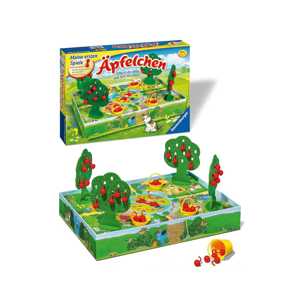 Ravensburger Spiel »Pflückt die Äpfel und füllt die Eimer!«, Made in Europe, FSC® - schützt Wald - weltweit