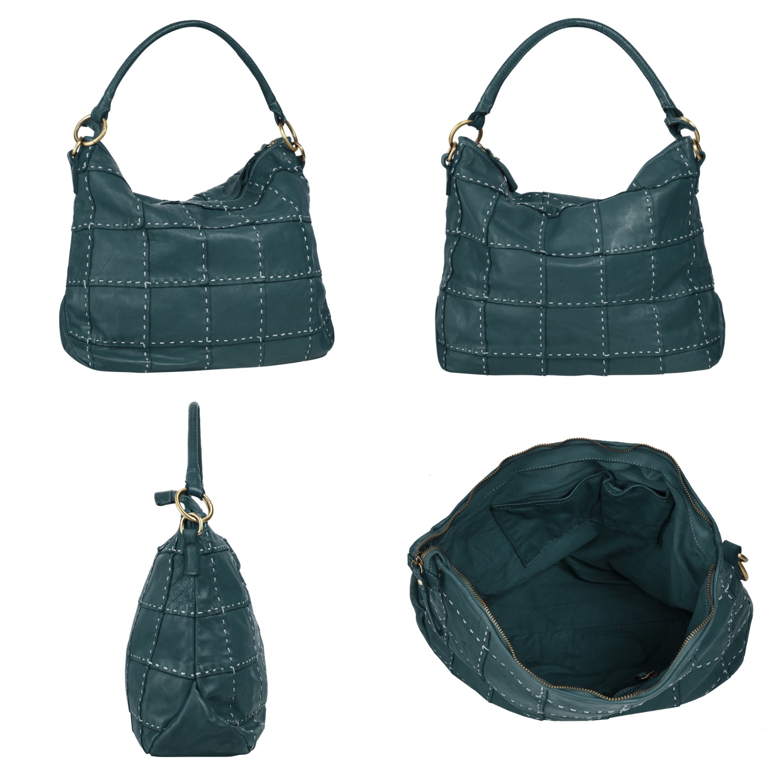 Samantha Look Shopper, echt Leder, Made in Italy
