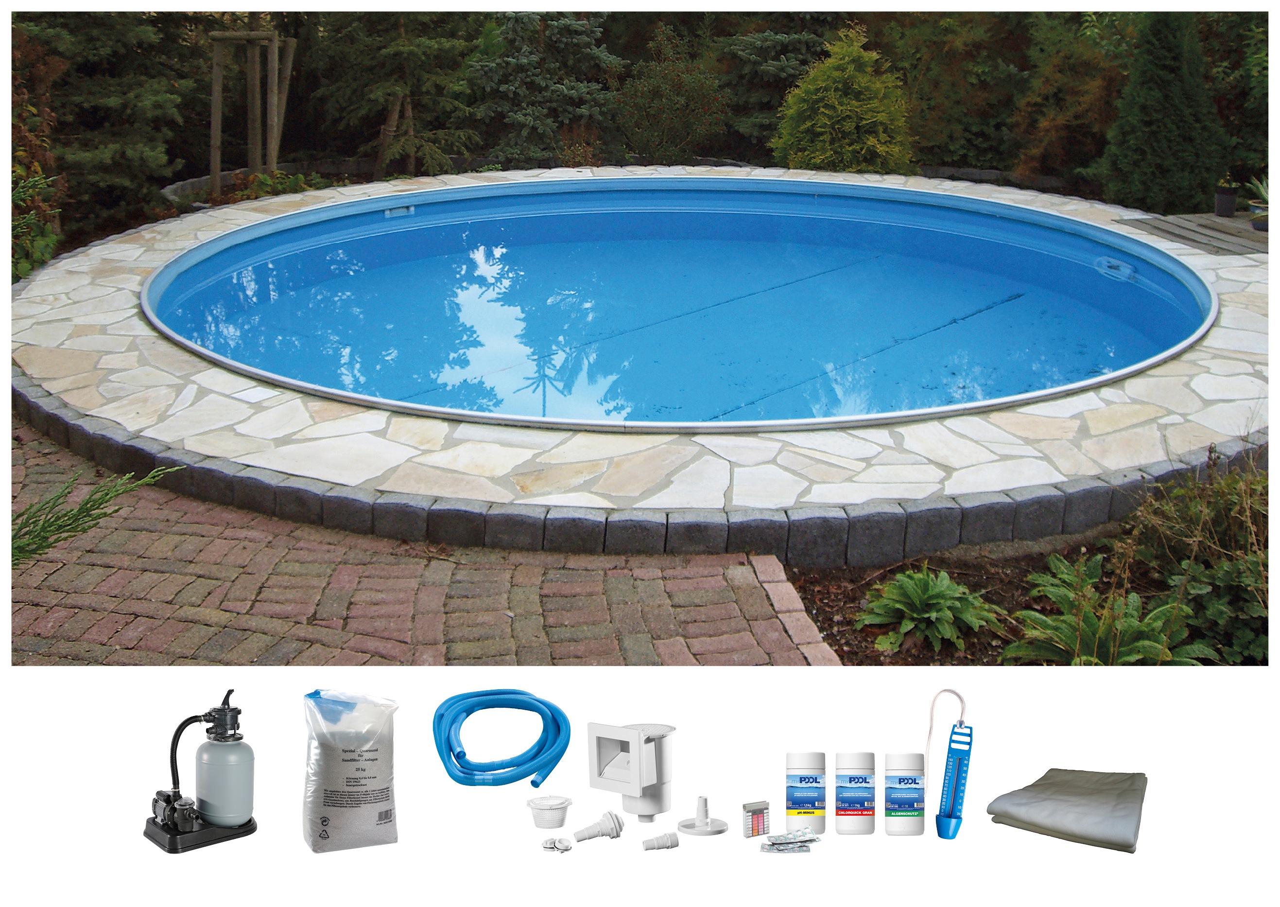 BWT MY POOL Rundpool, (Set)