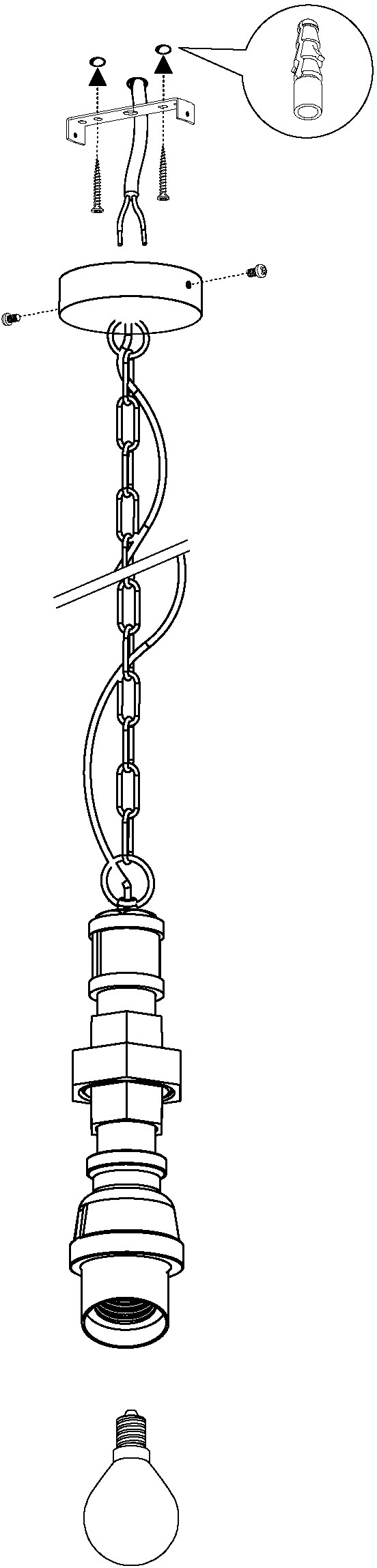 EGLO Pendelleuchte »CHEPSTOW« E27 Hängeleuchte, Hängelampe