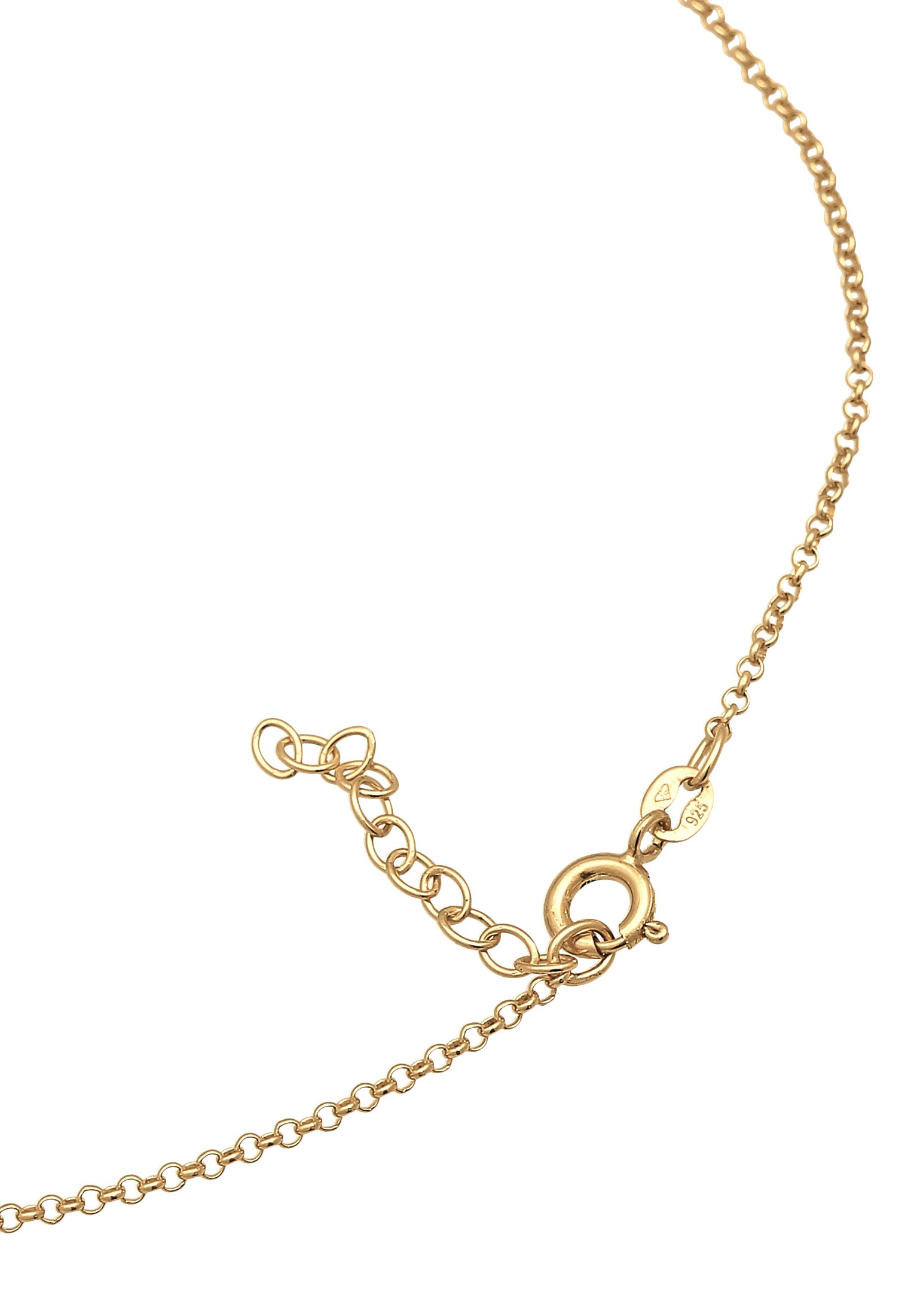Elli Fußkette »Fußschmuck Plättchen Boho Style 925 Silber«