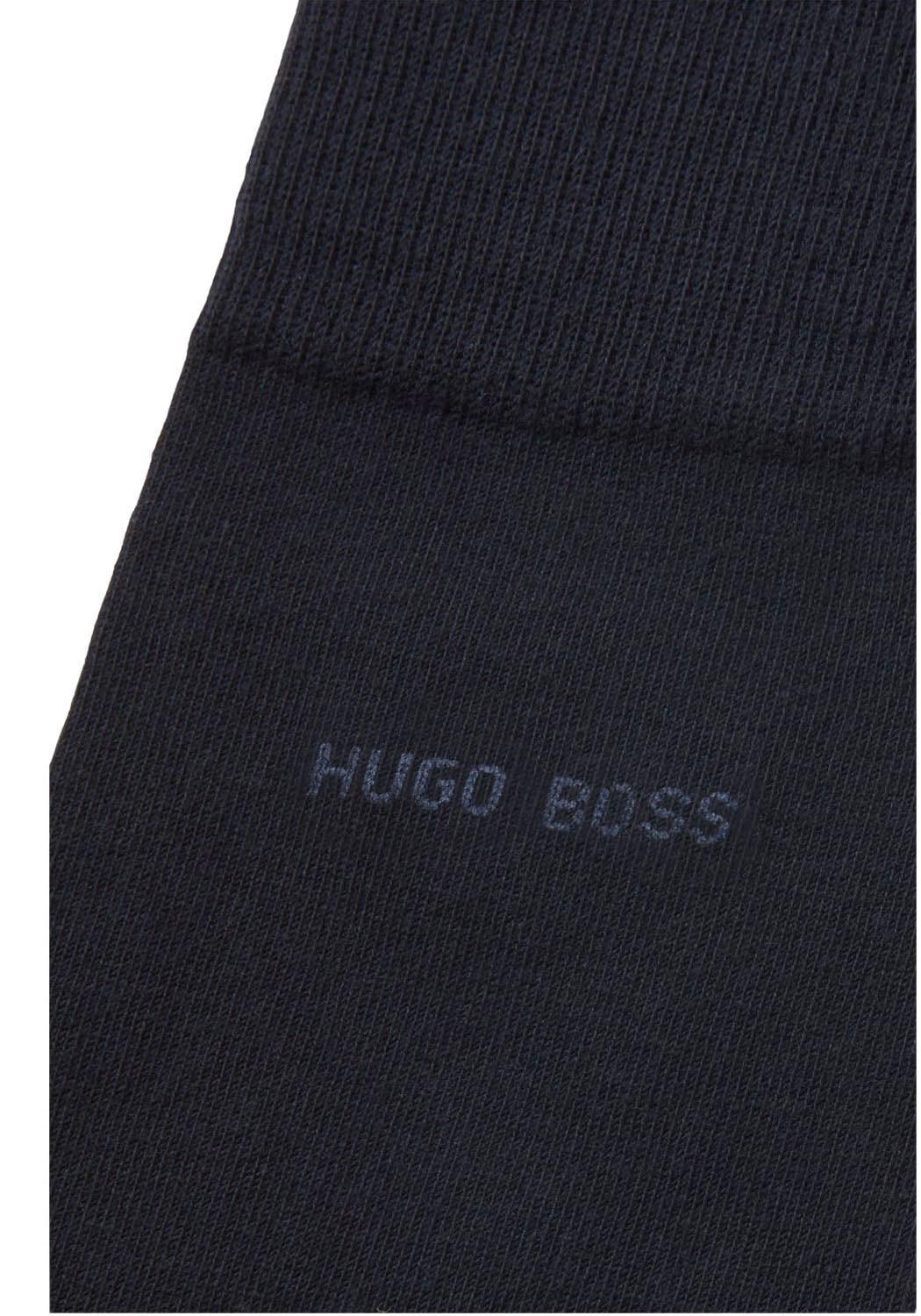 BOSS Basicsocken »Marc RS Uni«, mit eingesticktem Logoschriftzug