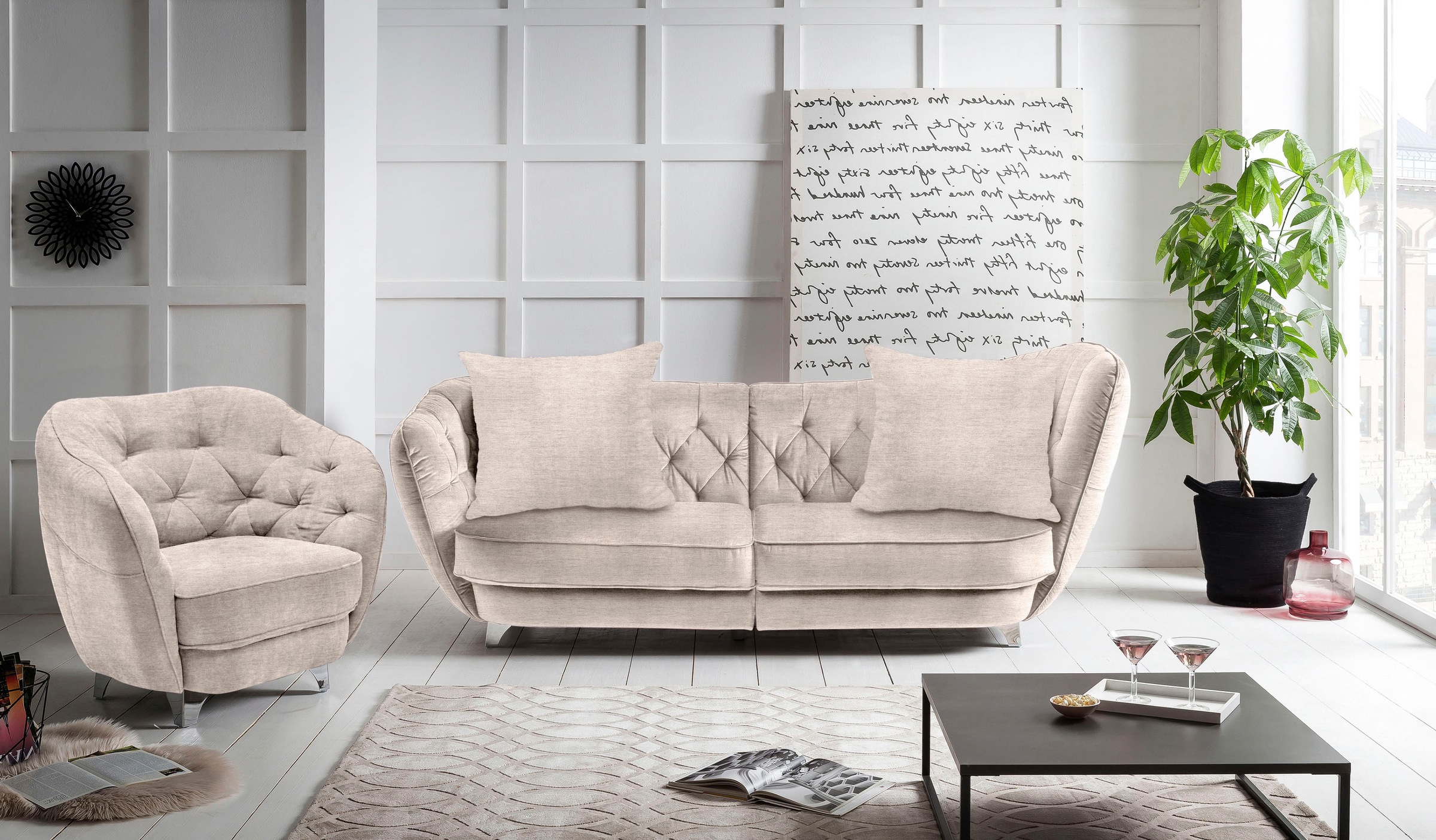 Leonique Big-Sofa »Retro«