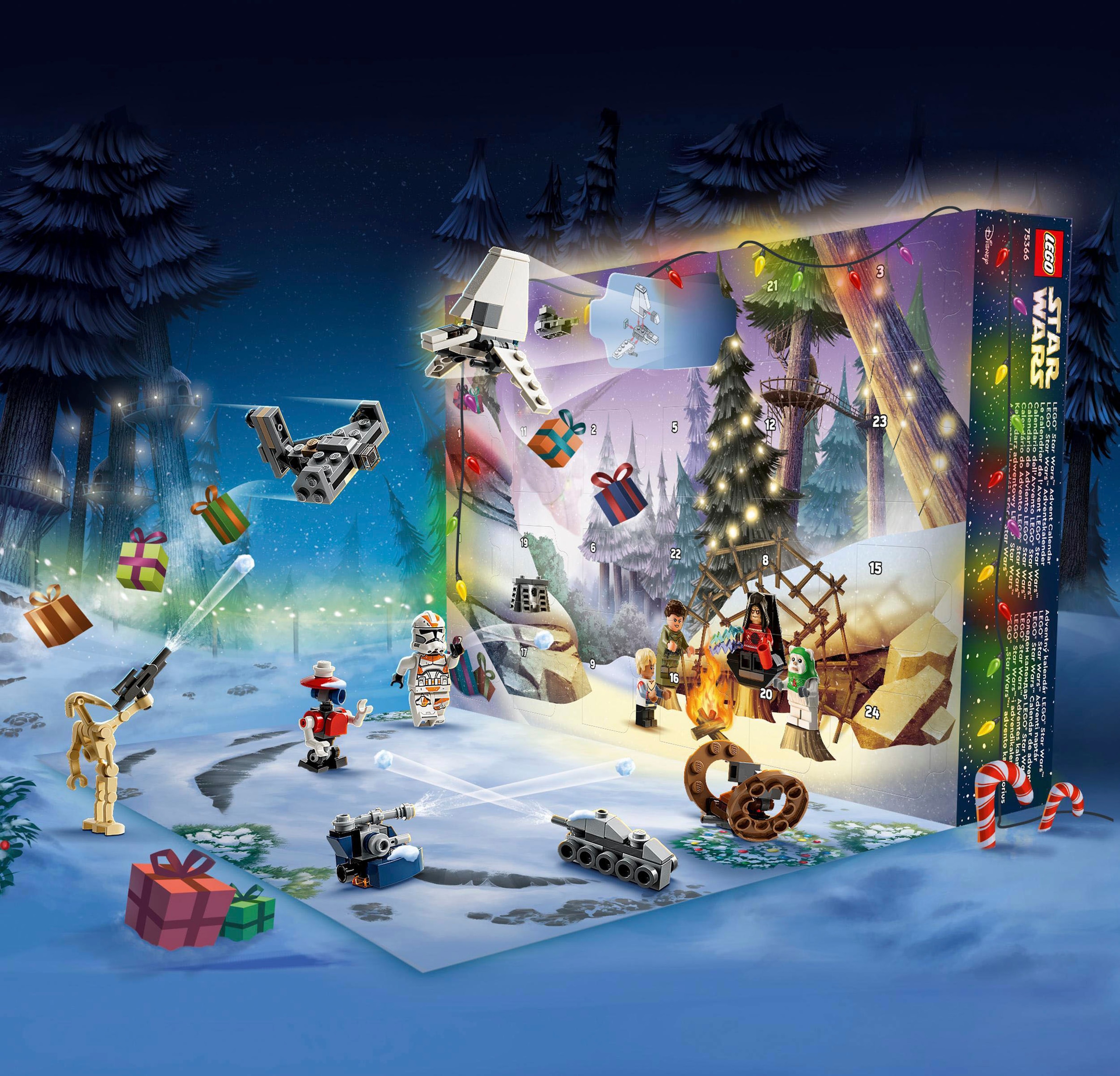 LEGO® Spielzeug-Adventskalender »Spielbausteine, LEGO Star Wars (75366), LEGO® Star Wars™«, ab 6 Jahren, Made in Europe