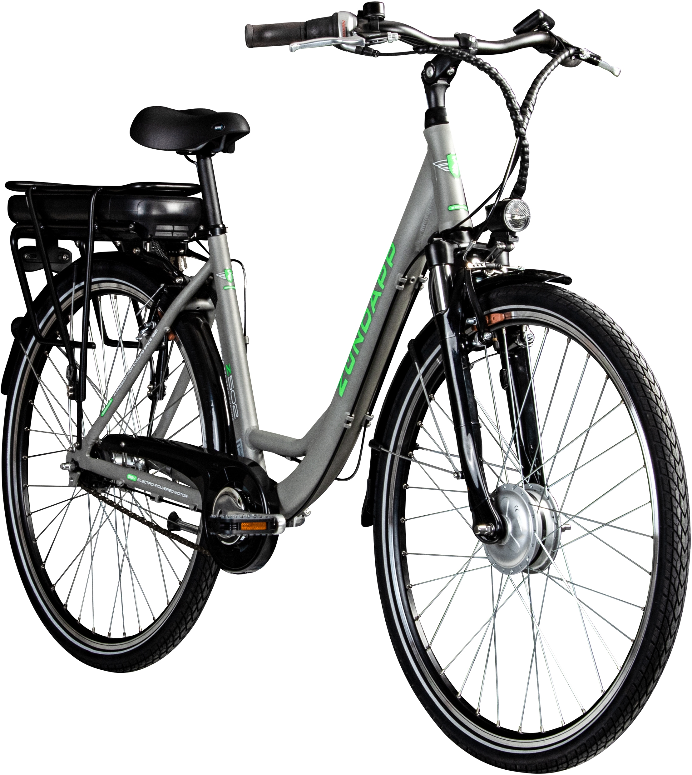 Zündapp E-Bike »Z502«, 7 Gang, Frontmotor 240 W, Pedelec, Elektrofahrrad für Damen u. Herren