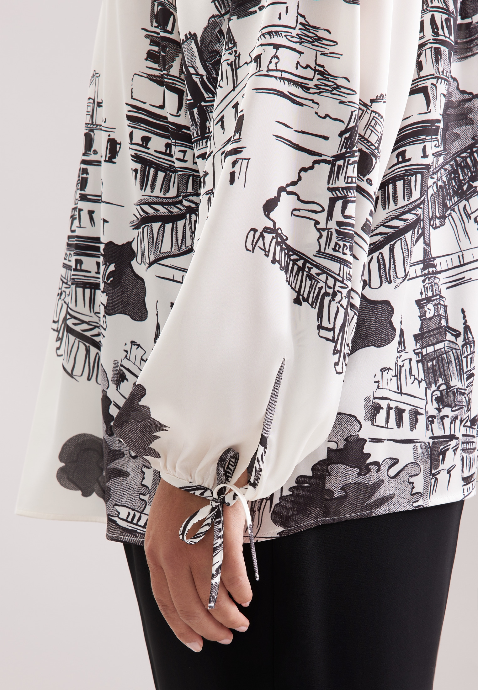 seidensticker Schlupfbluse »Schwarze Rose« 1/1 Druck