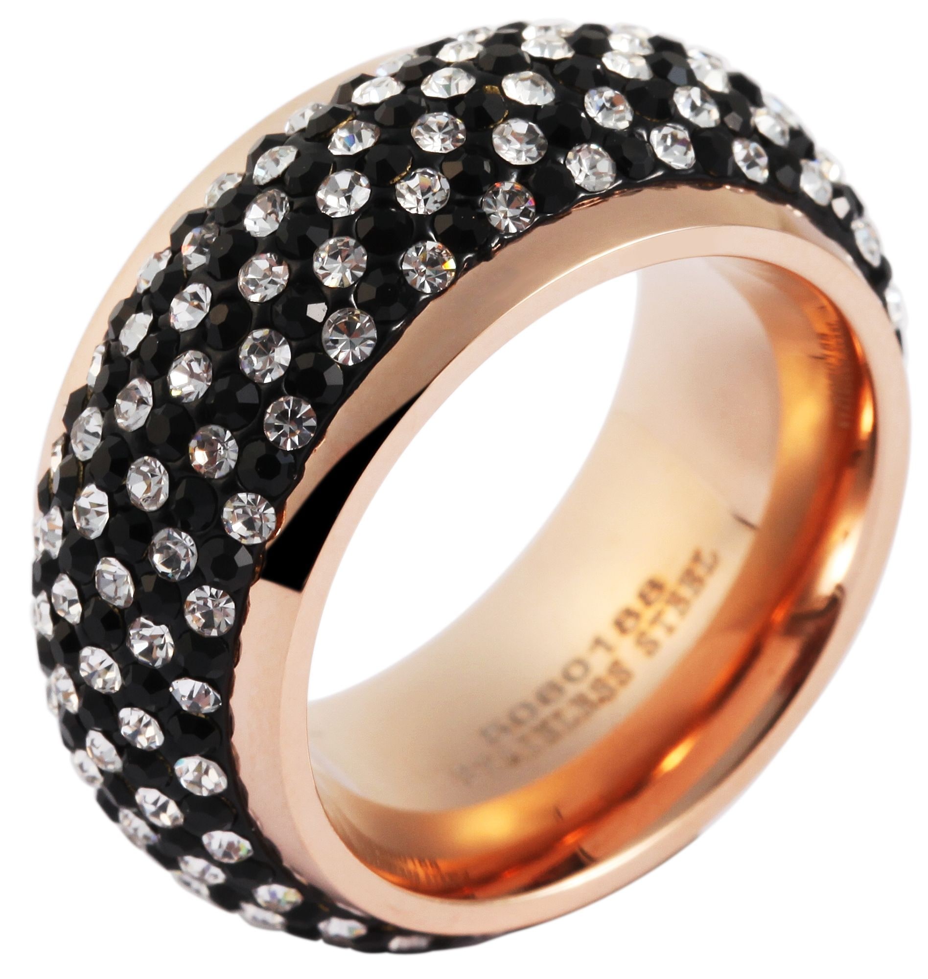 Adelia´s Fingerring »Damen Ring aus Edelstahl«