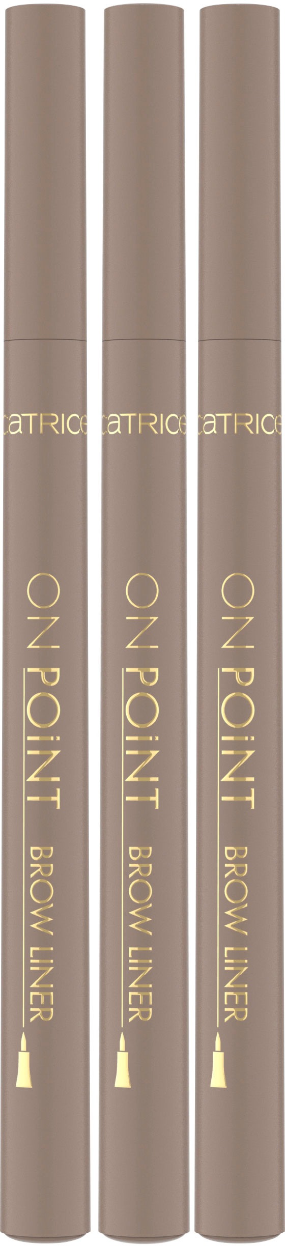 Augenbrauen-Stift »ON POINT Brow Liner 020«, (Set, 3 tlg.), Augen-Make-Up, Wow-Brows,...