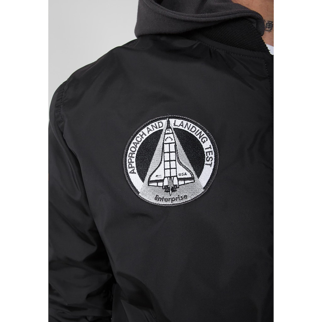 Alpha Industries Bomberjacke »ALPHA INDUSTRIES Men - Bomber & Flight Jackets MA-1 TT Hood NASA«