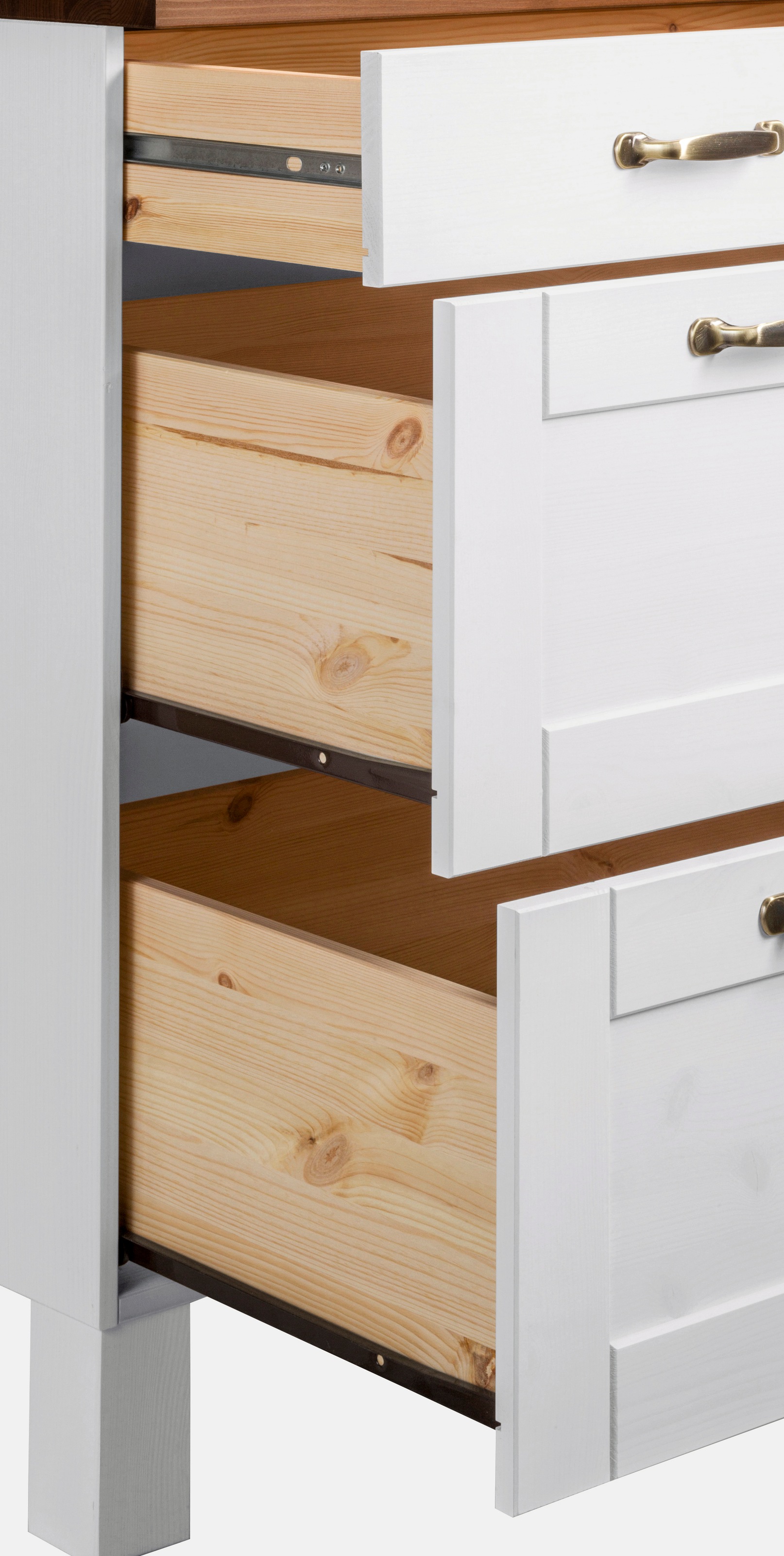 Home affaire Unterschrank »Alby«, Breite 100 cm, 3 Schubladen