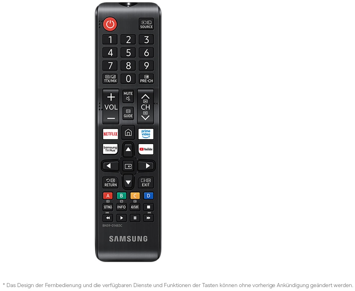 Samsung LED-Fernseher »GU85U7099HU« 214 cm/85 ″ Smart-TV PurColor, HDR 10+, OTS Lite für 3D-Sound, Gaming Hub, AI Companion