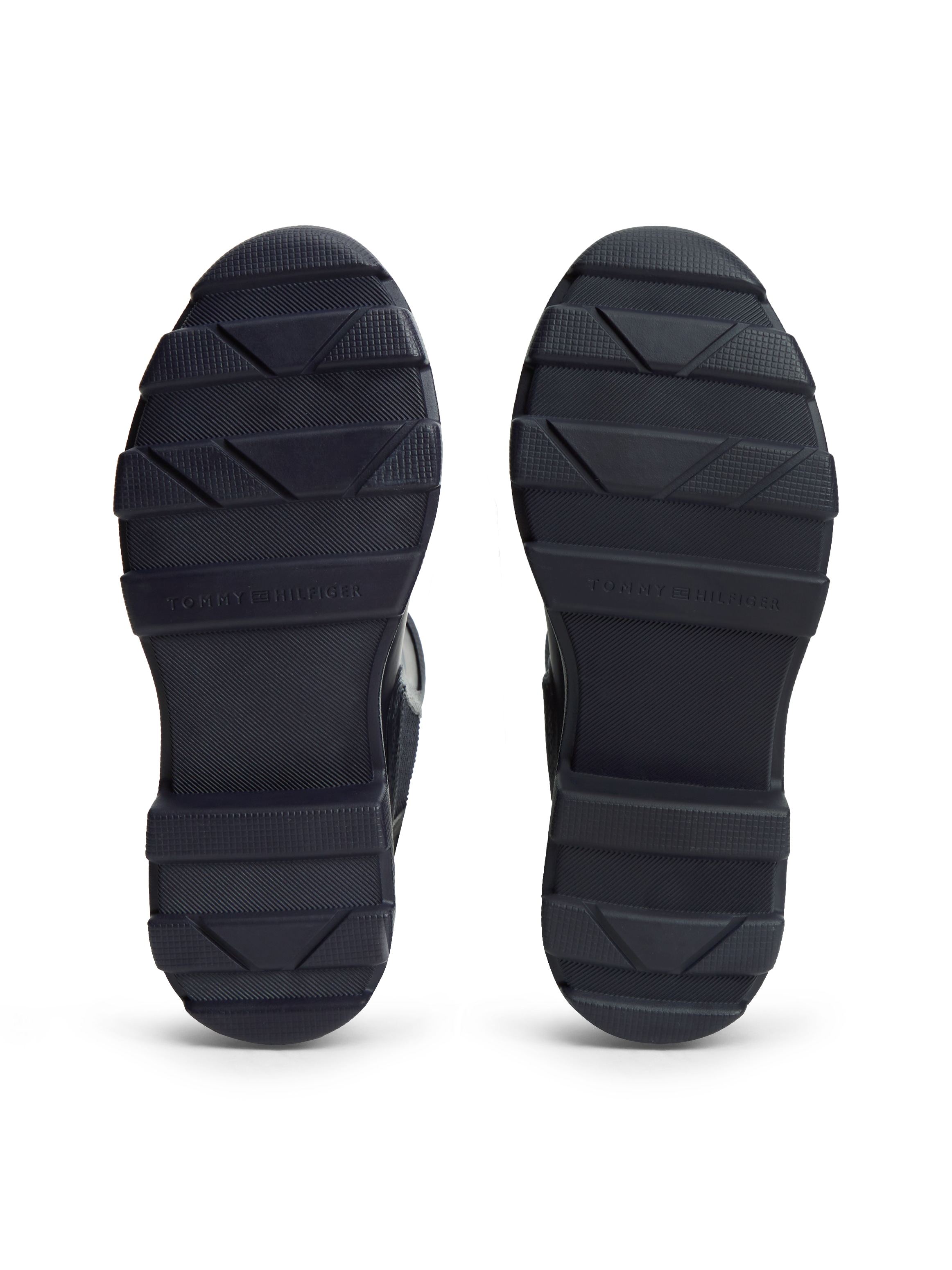 Tommy Hilfiger Chelseaboots »RUBBER FLAG CLEATED RAINBOOT«  Stiefelette, Rainboots mit beidseitigem Stretcheinsatz