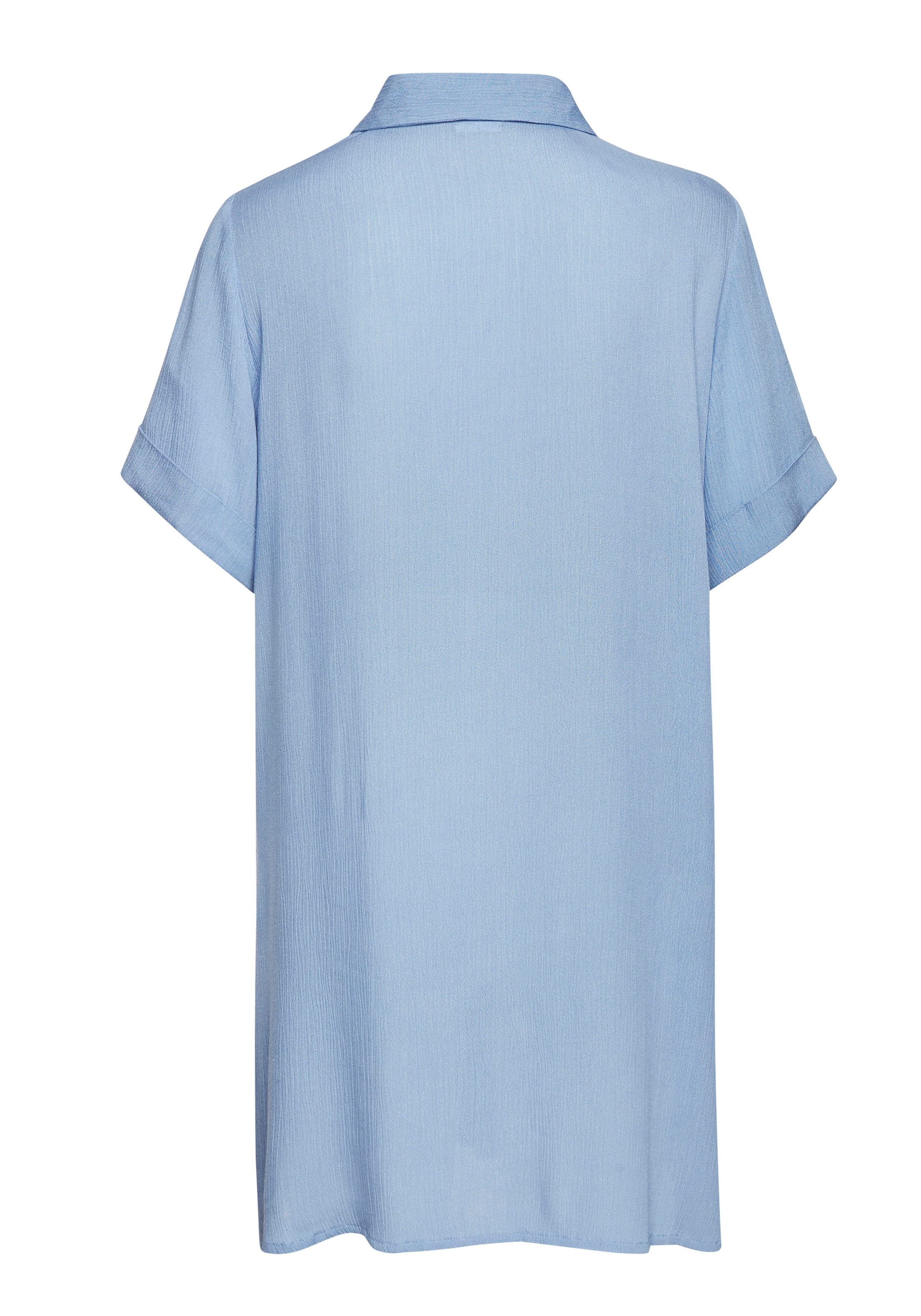 LASCANA Longbluse, mit Knopfleiste, Kurzarmbluse, Blusenkleid, sommerlich