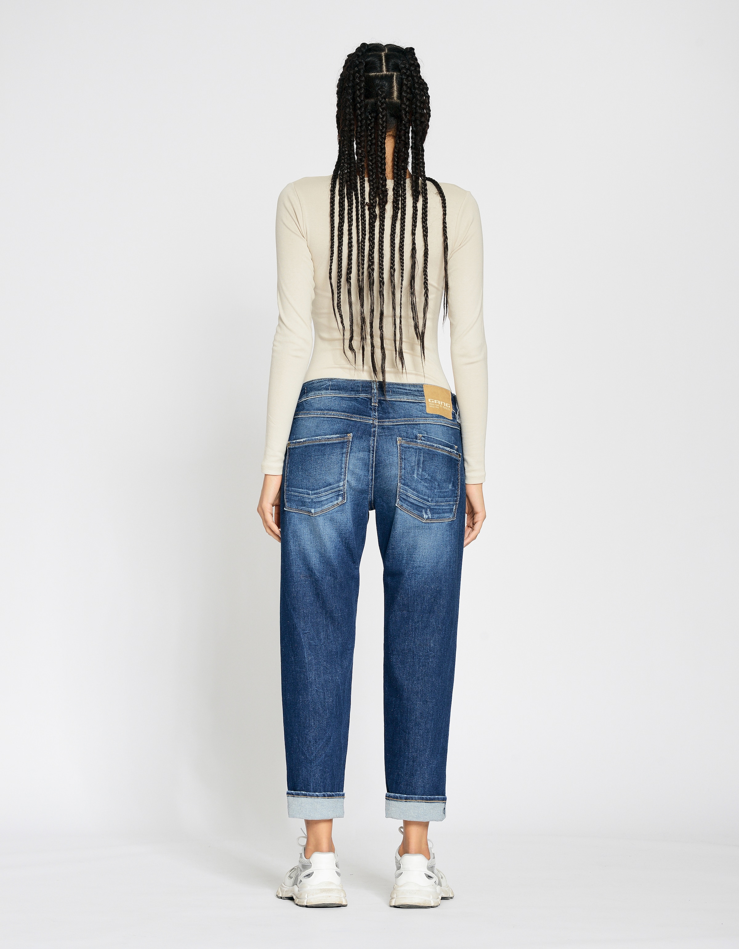 GANG Boyfriend-Jeans »94NADIA«, 5-Pocket Style mit Reißverschluss und Knopf