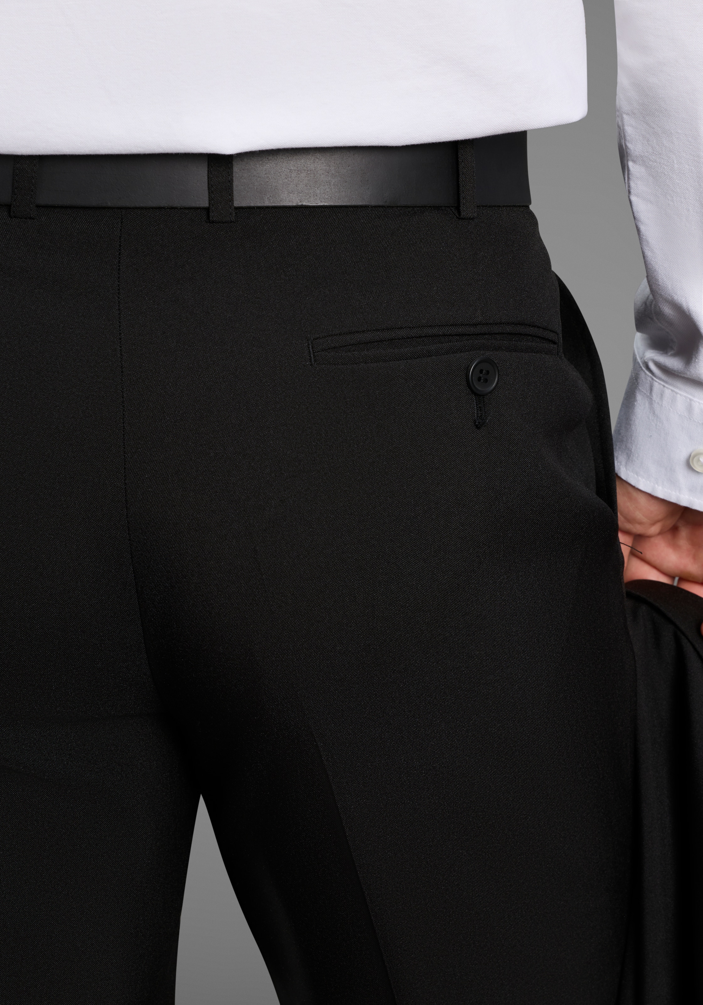Man's World Anzughose »Baukastenhose«, knitterfreie Qualität