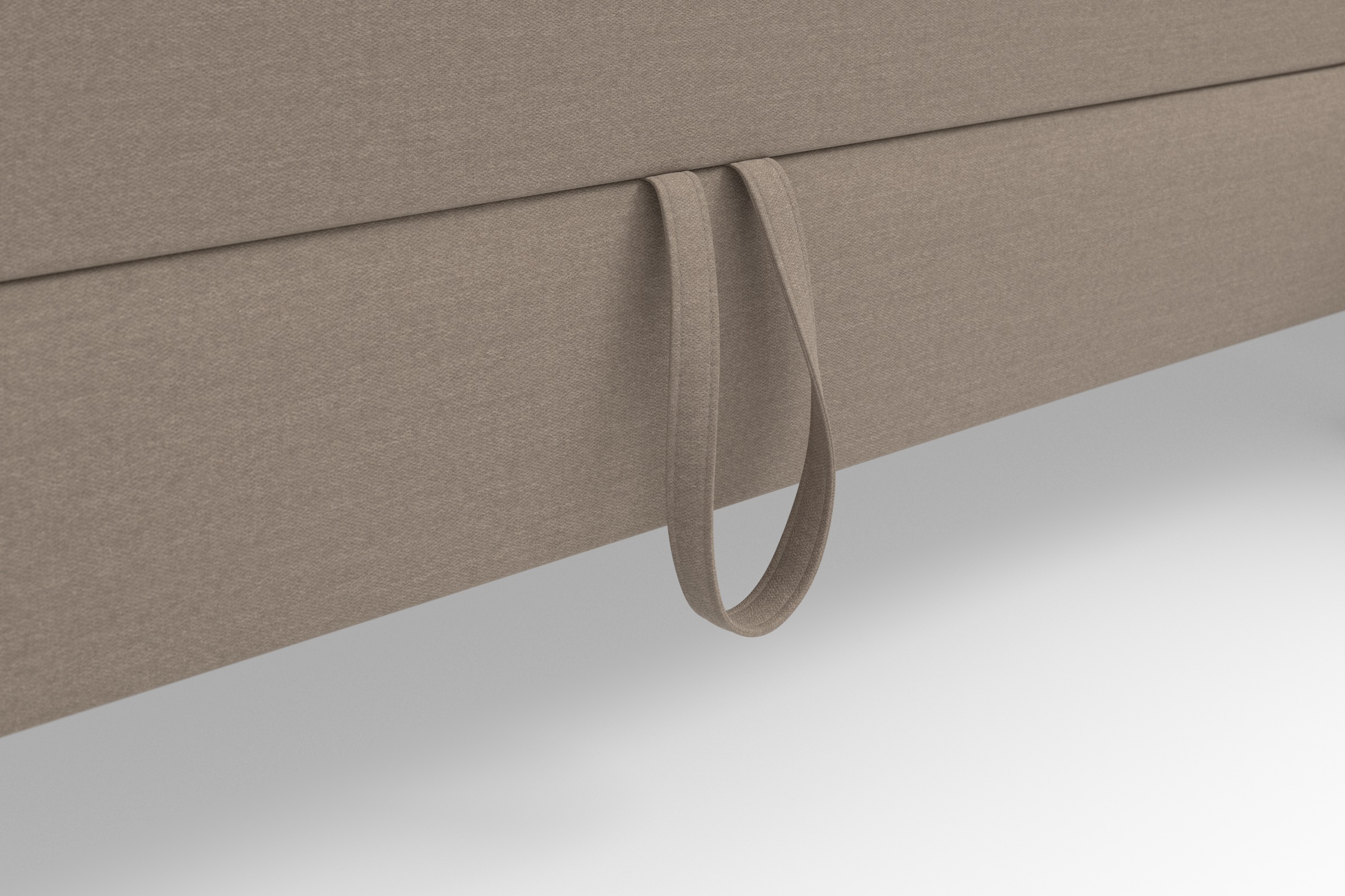 sit&more Wohnlandschaft »Olsen U-Form«, inklusive Sitztiefenverstellung, wahlweise mit Bettfunktion, 15cm hoch