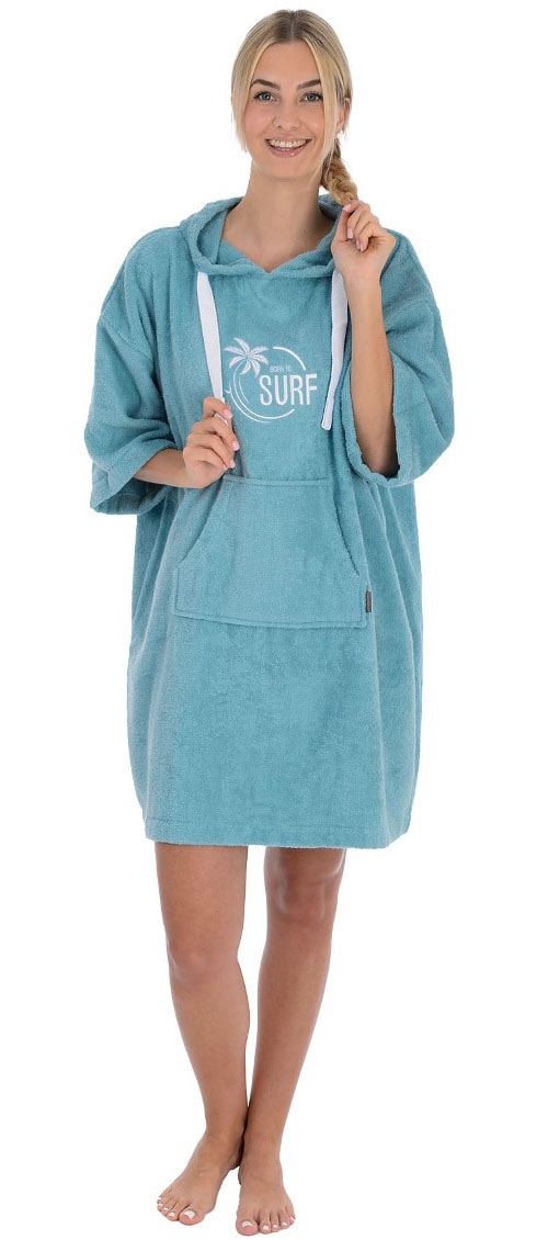 Wewo Fashion Badeponcho »8500« 1 Stk. tlg. in blau, Größe Länge: 88 cm