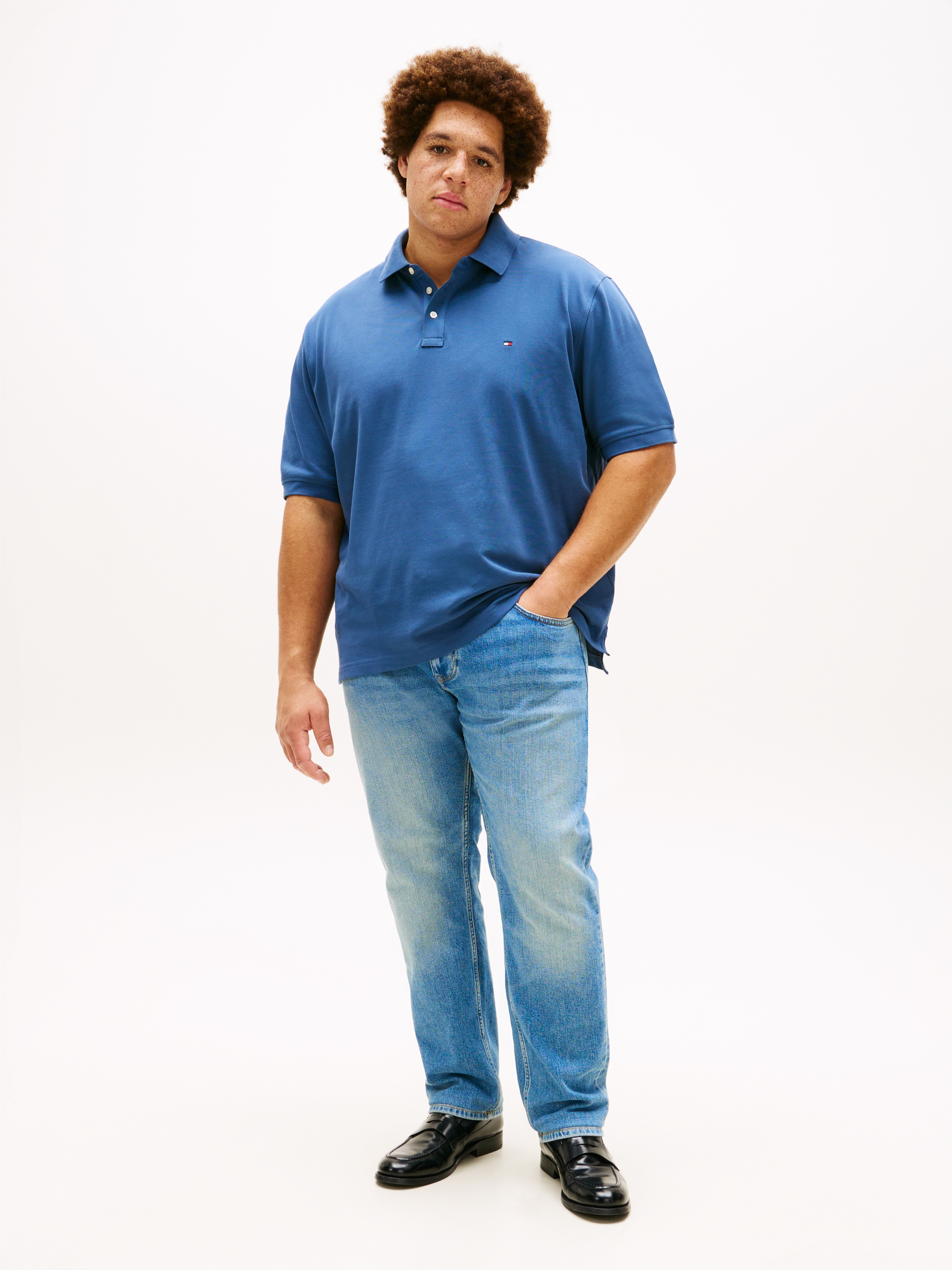 Tommy Hilfiger Big & Tall Poloshirt »1985 - REGULAR« elastisch, Regular Fit für große Größen