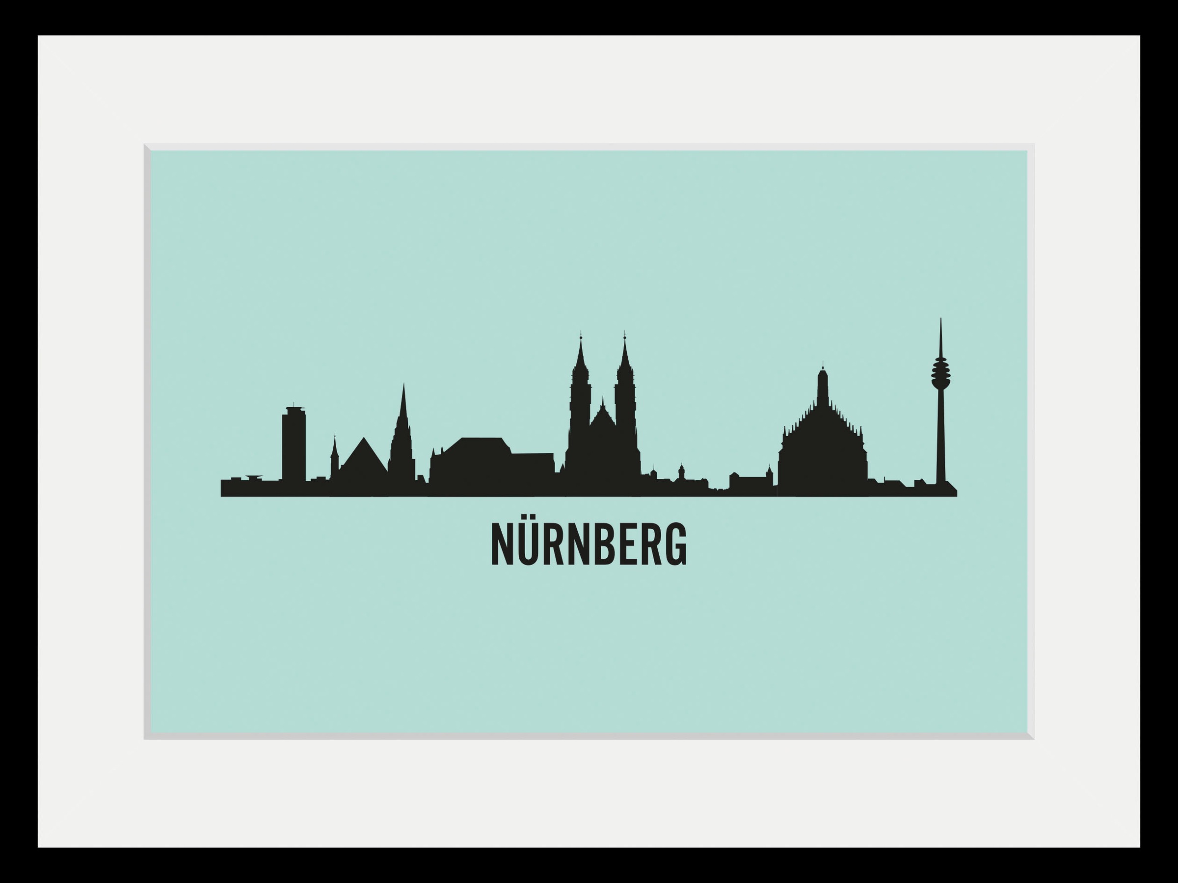 queence Bild »Nürnberg Skyline«, Städte, (1 St.)