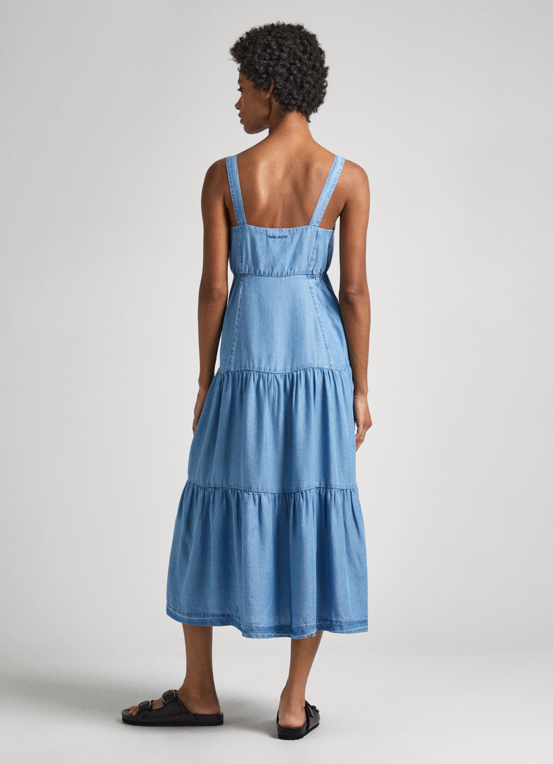 Pepe Jeans Sommerkleid »EDITH«, in Jeansoptik, aus sommerlicher Qualität