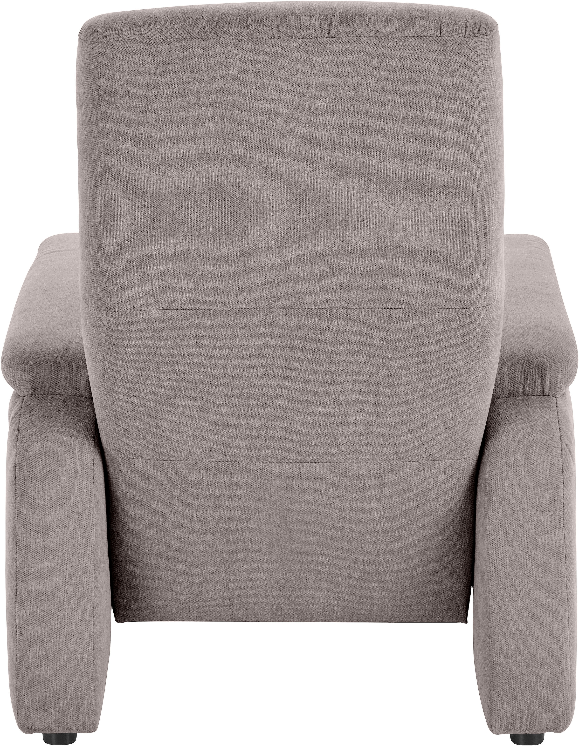 exxpo - sofa fashion Relaxsessel »Ascoli, Relaxsessel, Loungesessel, Hochlehnsessel«, mit Relaxfunktion