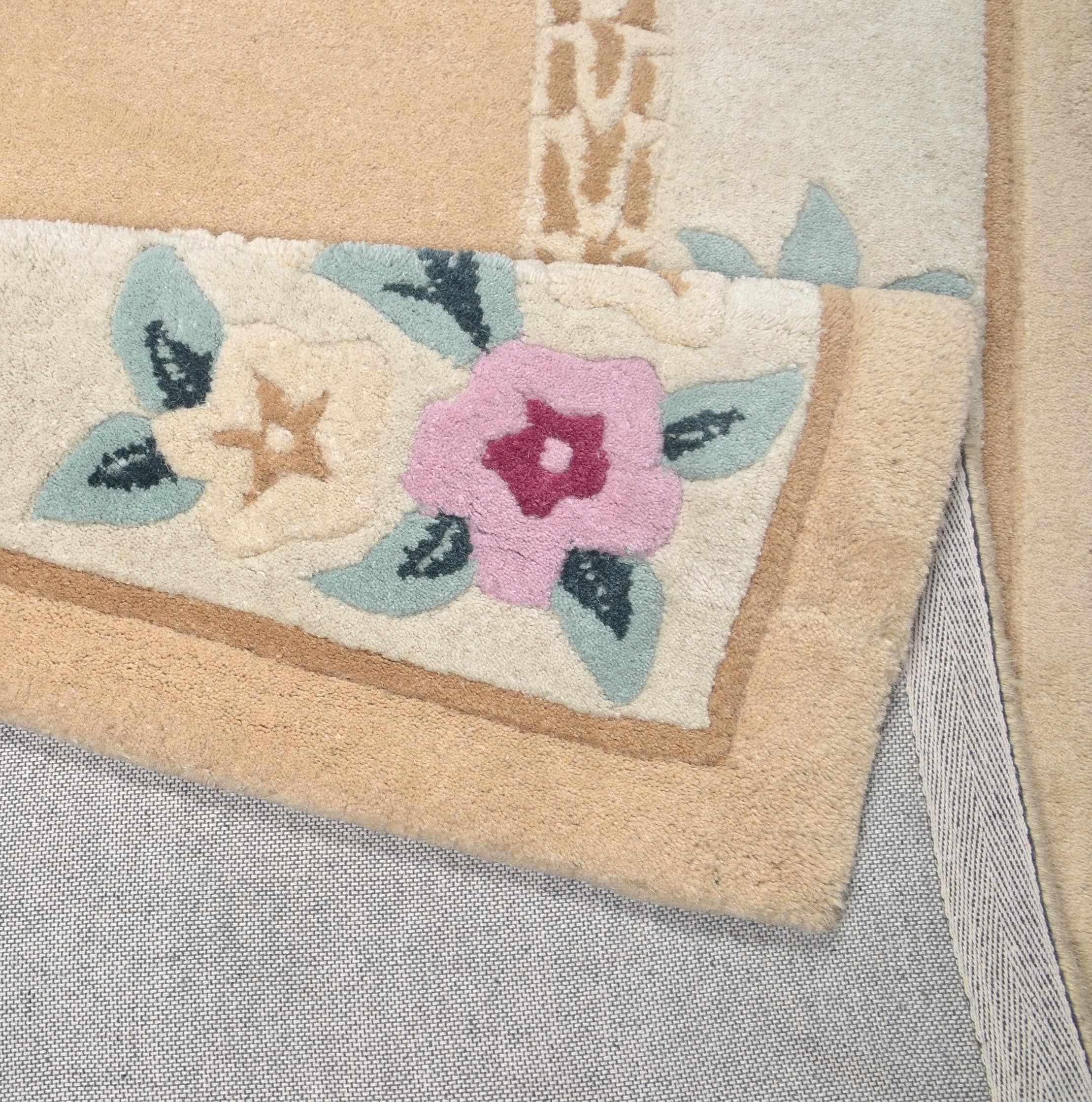 THEKO Bettumrandung »Lifou« Höhe 14 mm 3 Stk. tlg. Läufer-Set, Kurzflor, reine Schurwolle, handgewebt, mit Bordüre