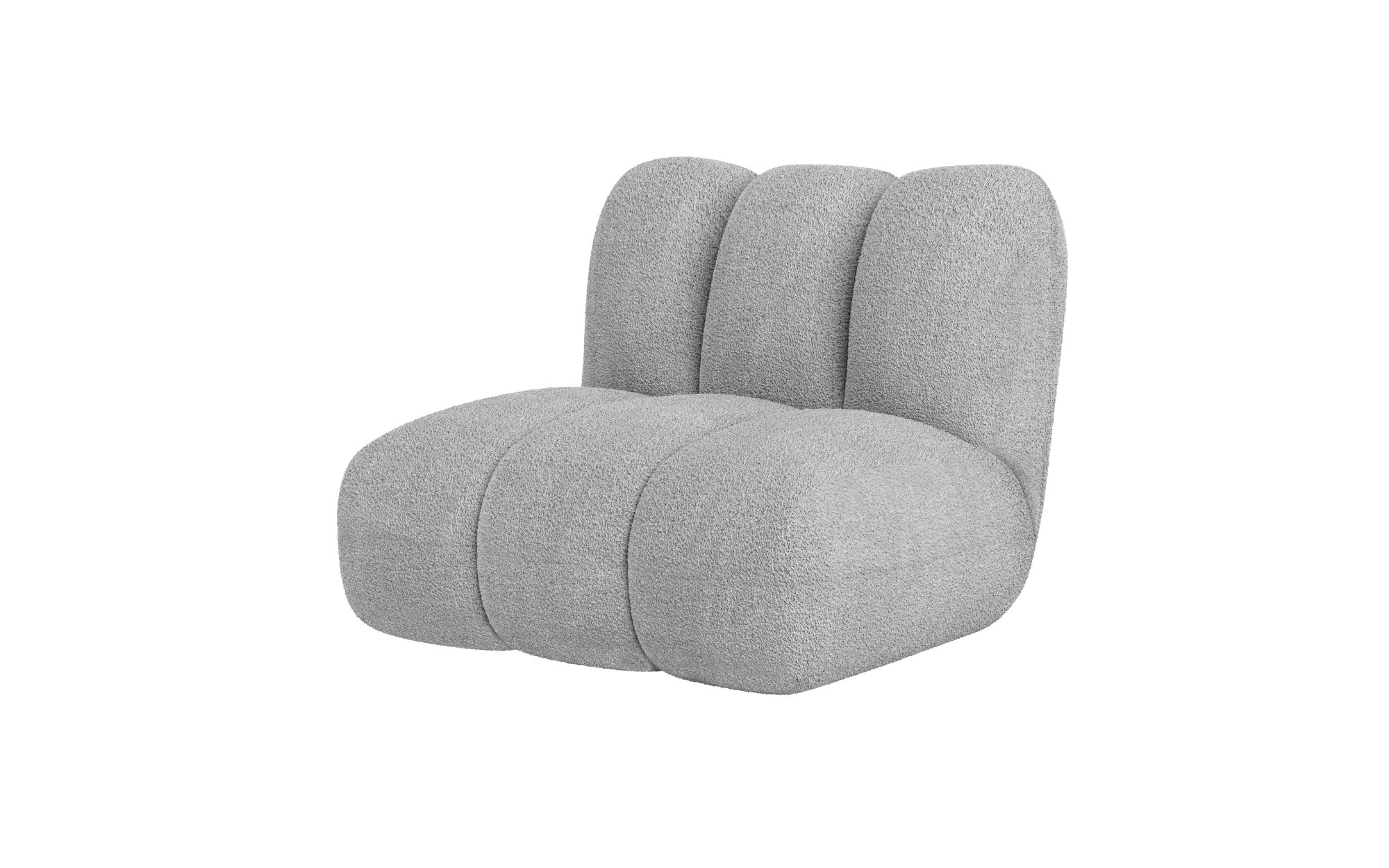 LeGer Home by Lena Gercke Sessel »Priya Loungesessel, moderne Steppung, auch in Bouclé«, perfektes Einzelstück, gemütlich und modern, B/T/H: 90/106/84 cm