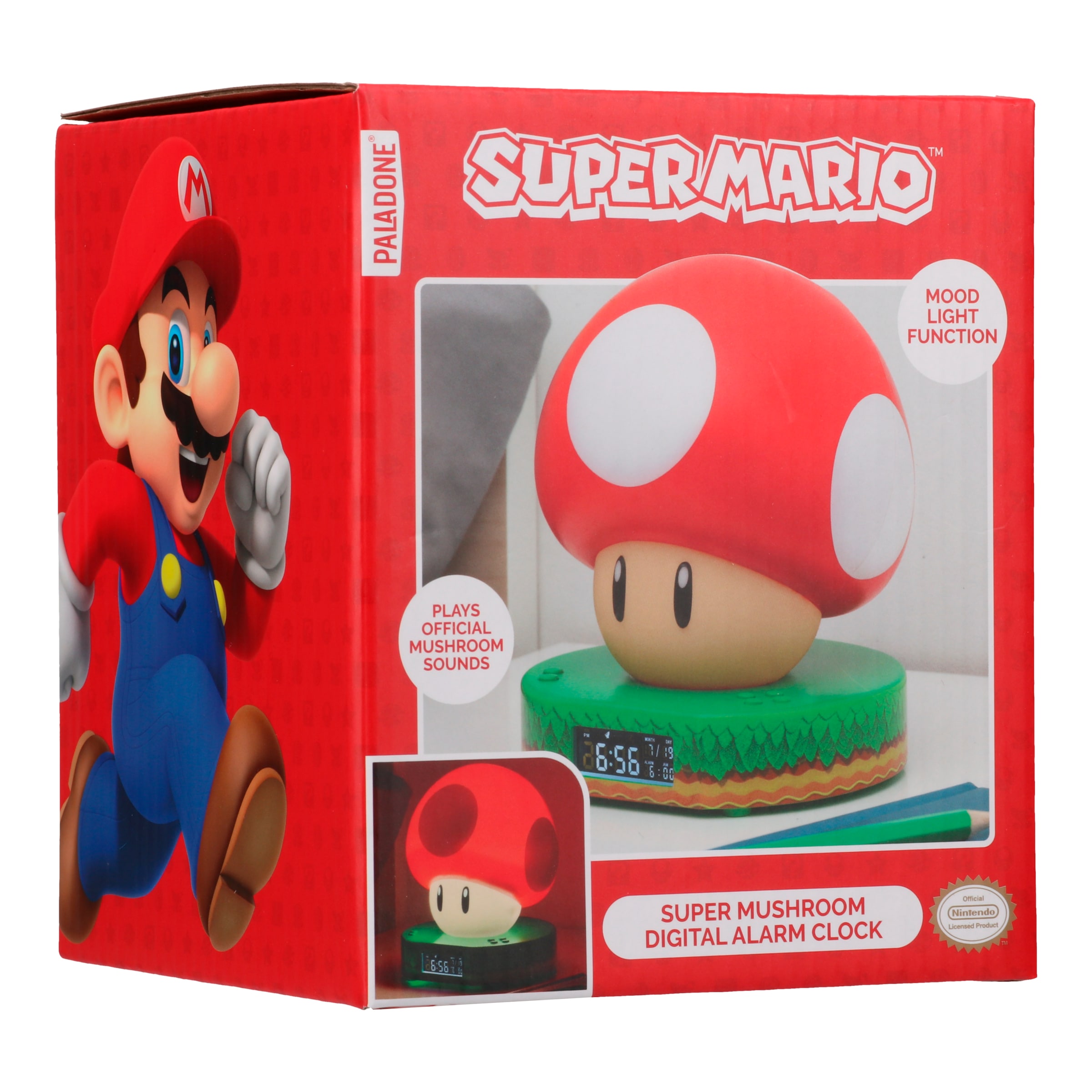 Paladone Wecker »Super Mario Pilz Mushroom digital Wecker«