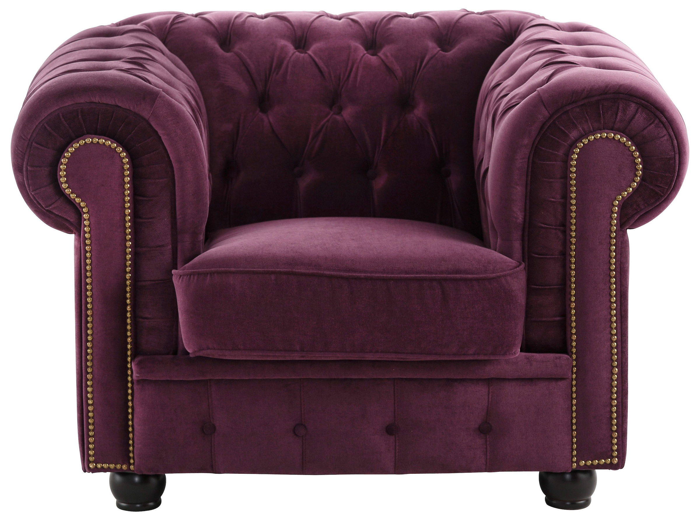 Max Winzer® Chesterfield-Sessel »Rover«, mit edler Knopfheftung