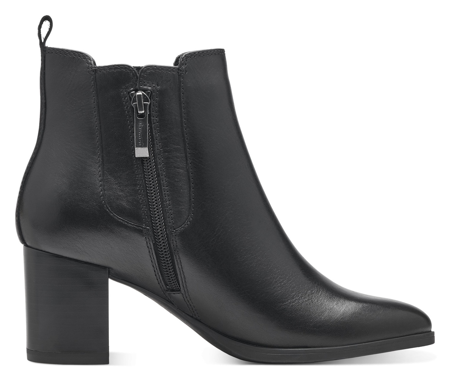 Tamaris Chelseaboots, Blockabsatz, Herbstmode, Stiefelette mit Stretcheinsatz