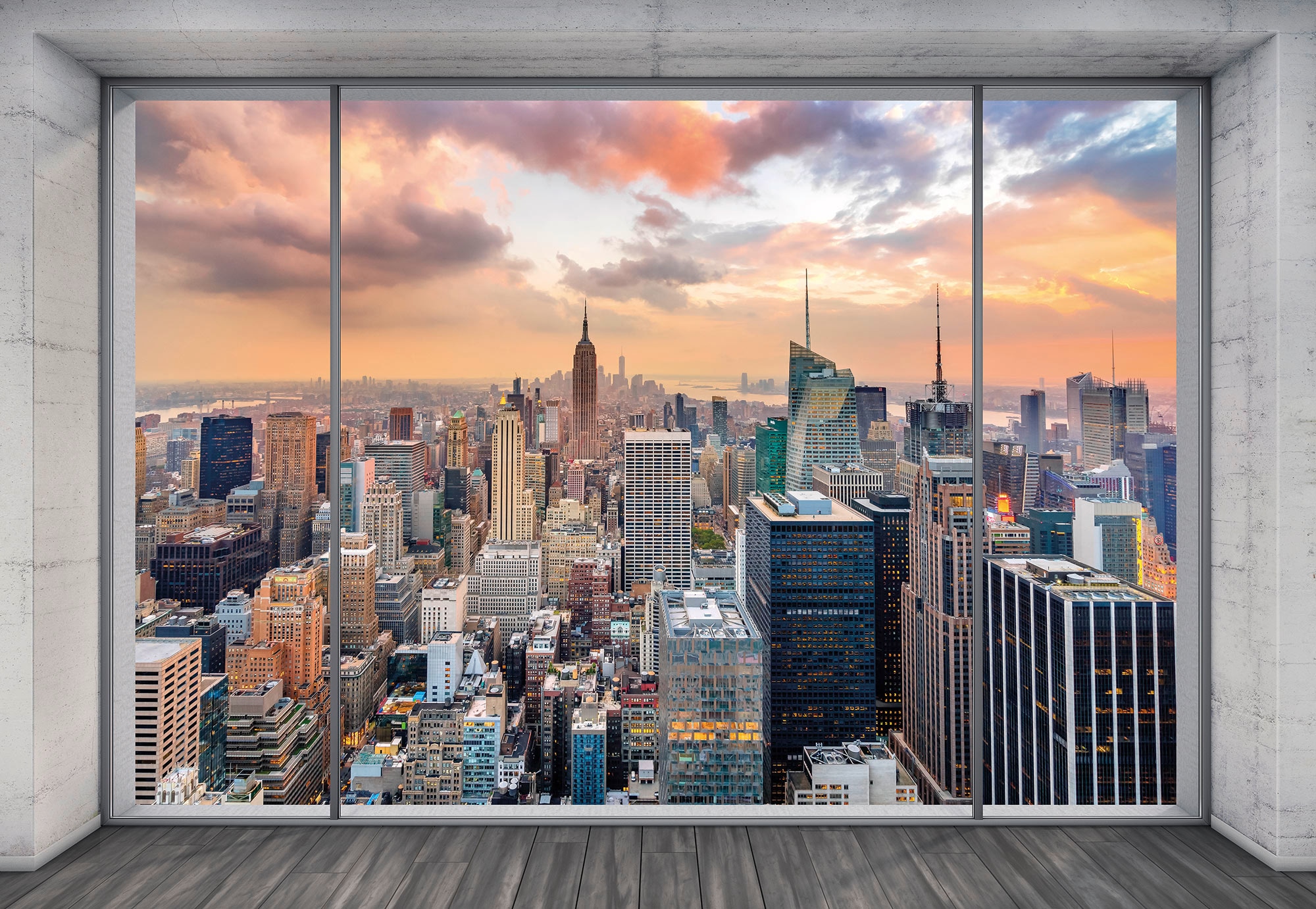 Komar Vliestapete »NYC Outlook«, 368x248 cm (Breite x Höhe), inklusive  Kleister online bestellen bei OTTO