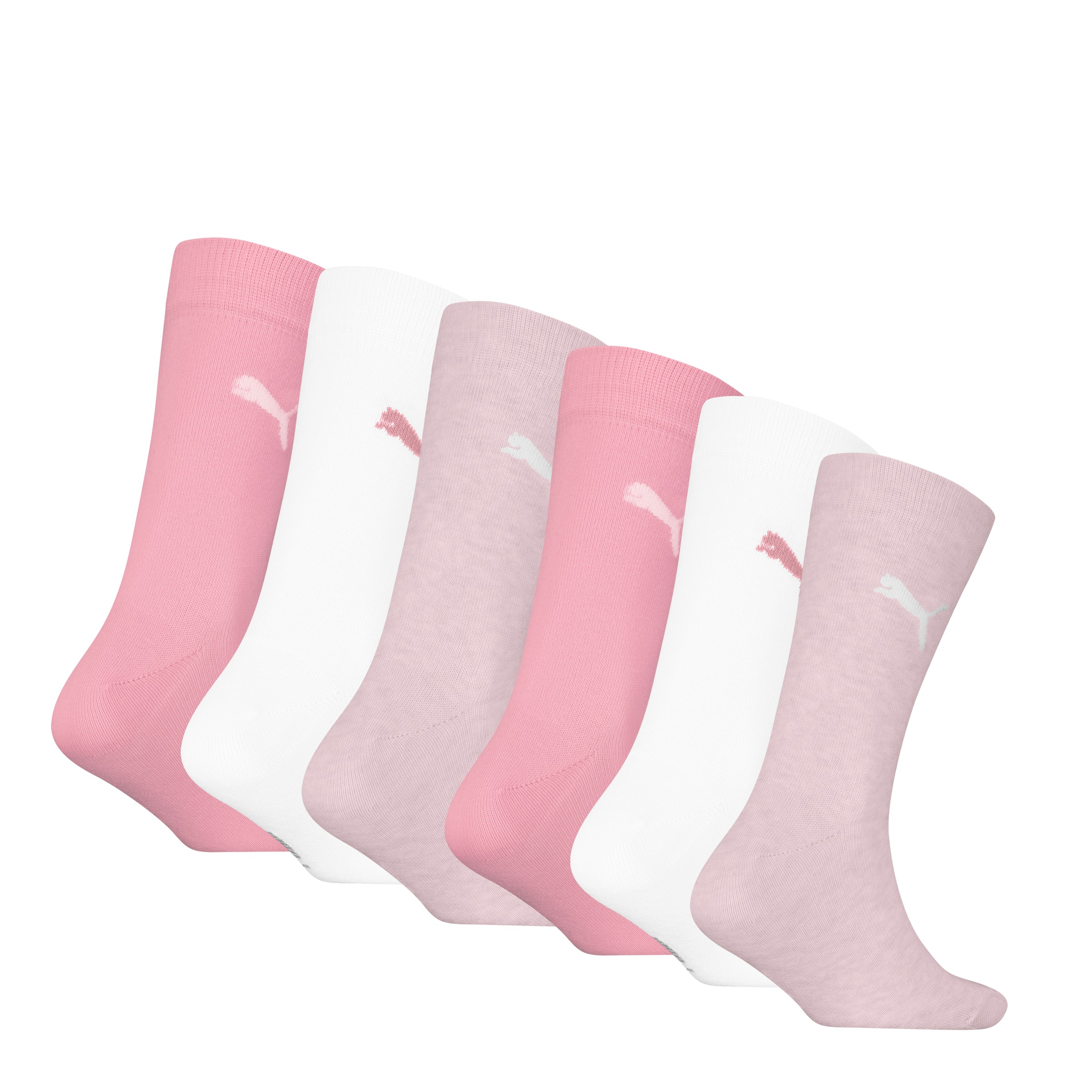 PUMA Socken »PUMA KIDS EASY RIDER 6P ECOM« 6 Paar,  Sportsocken, Rippenbündchen, Logo